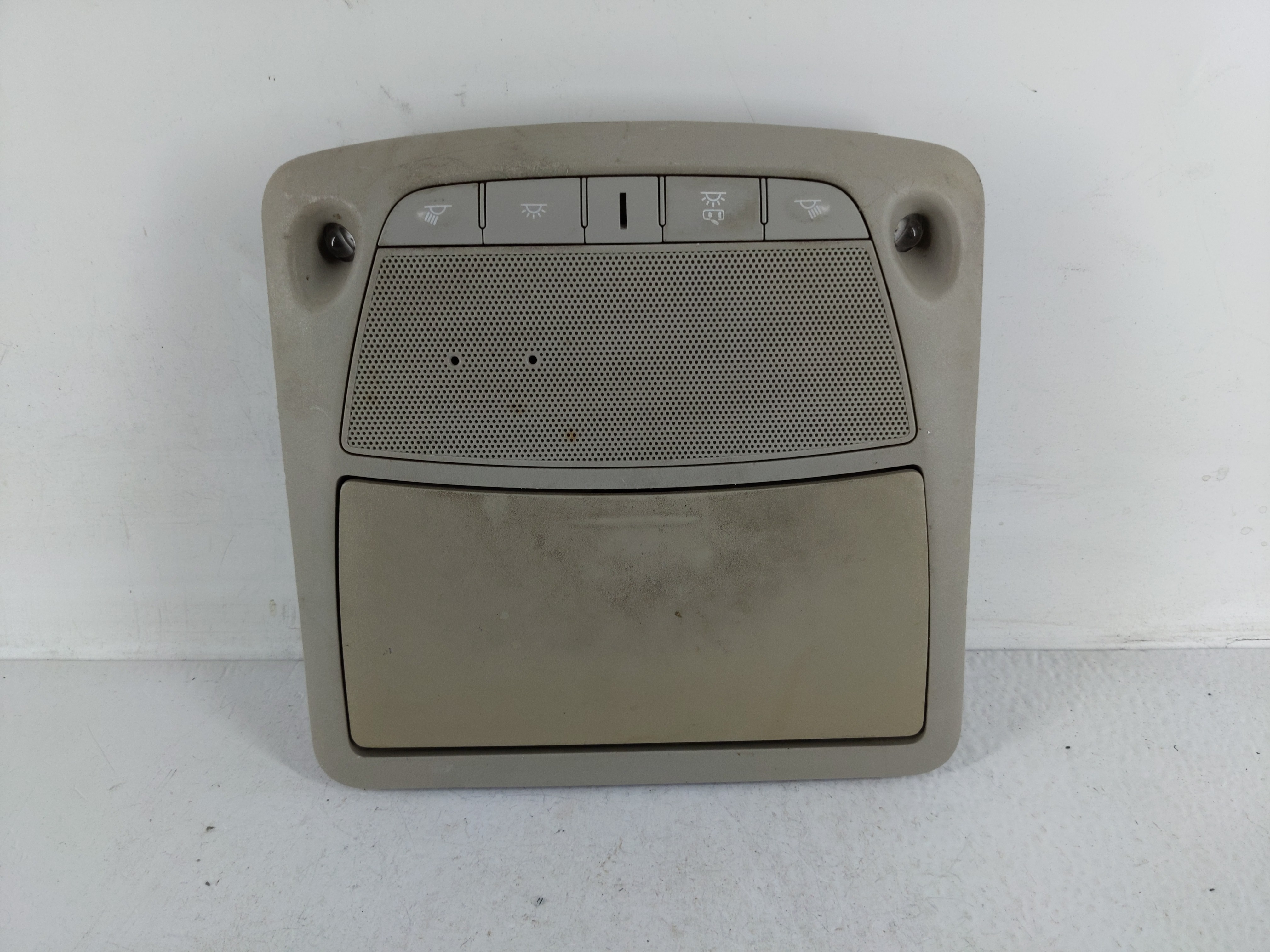 2016 Nissan Pathfinder Overhead Roof Console 1168469 - Oemusedautoparts1.com