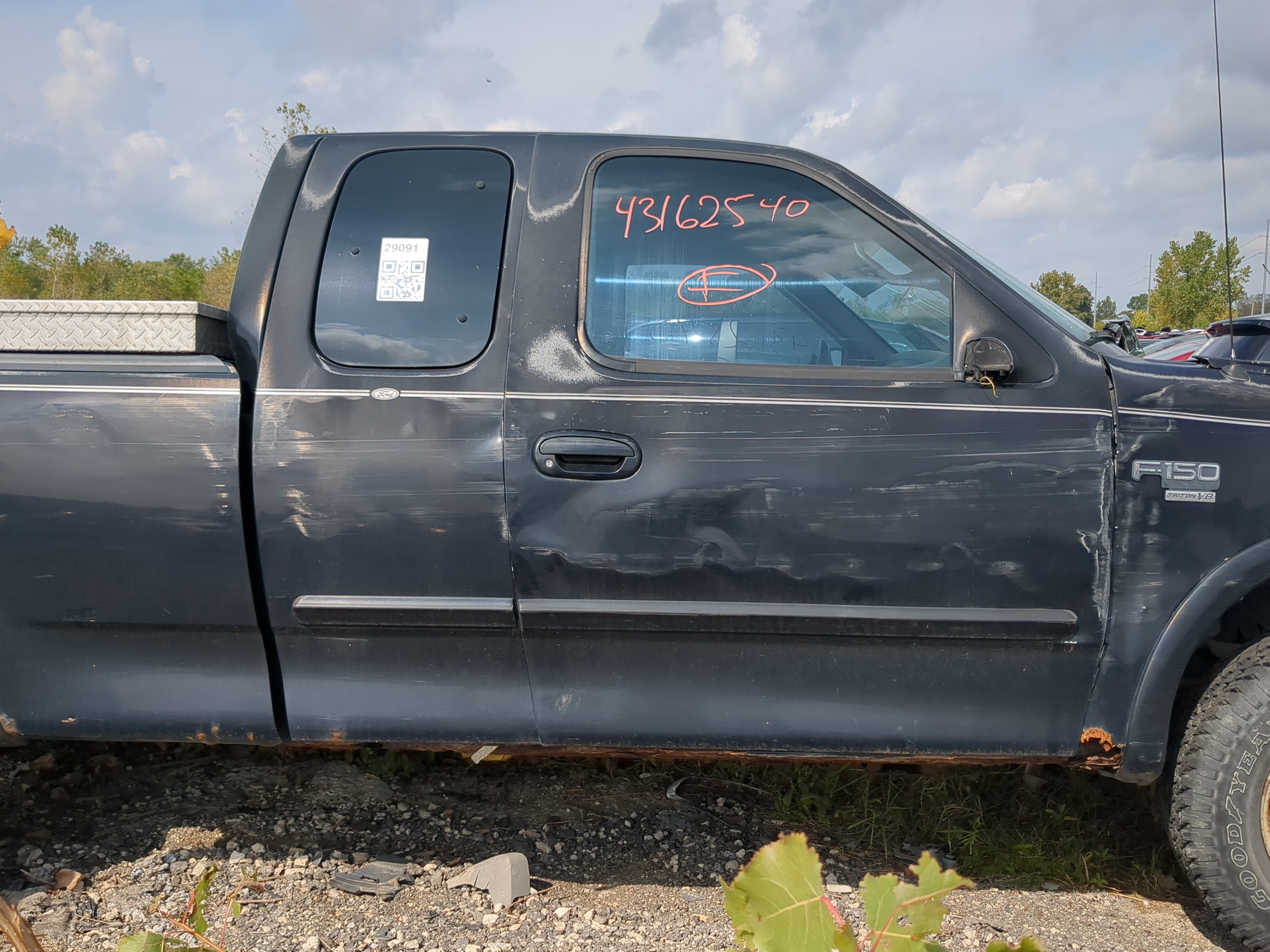 1997-2003 Ford F-150 Passenger Rear Door Oem 1168629 - Oemusedautoparts1.com