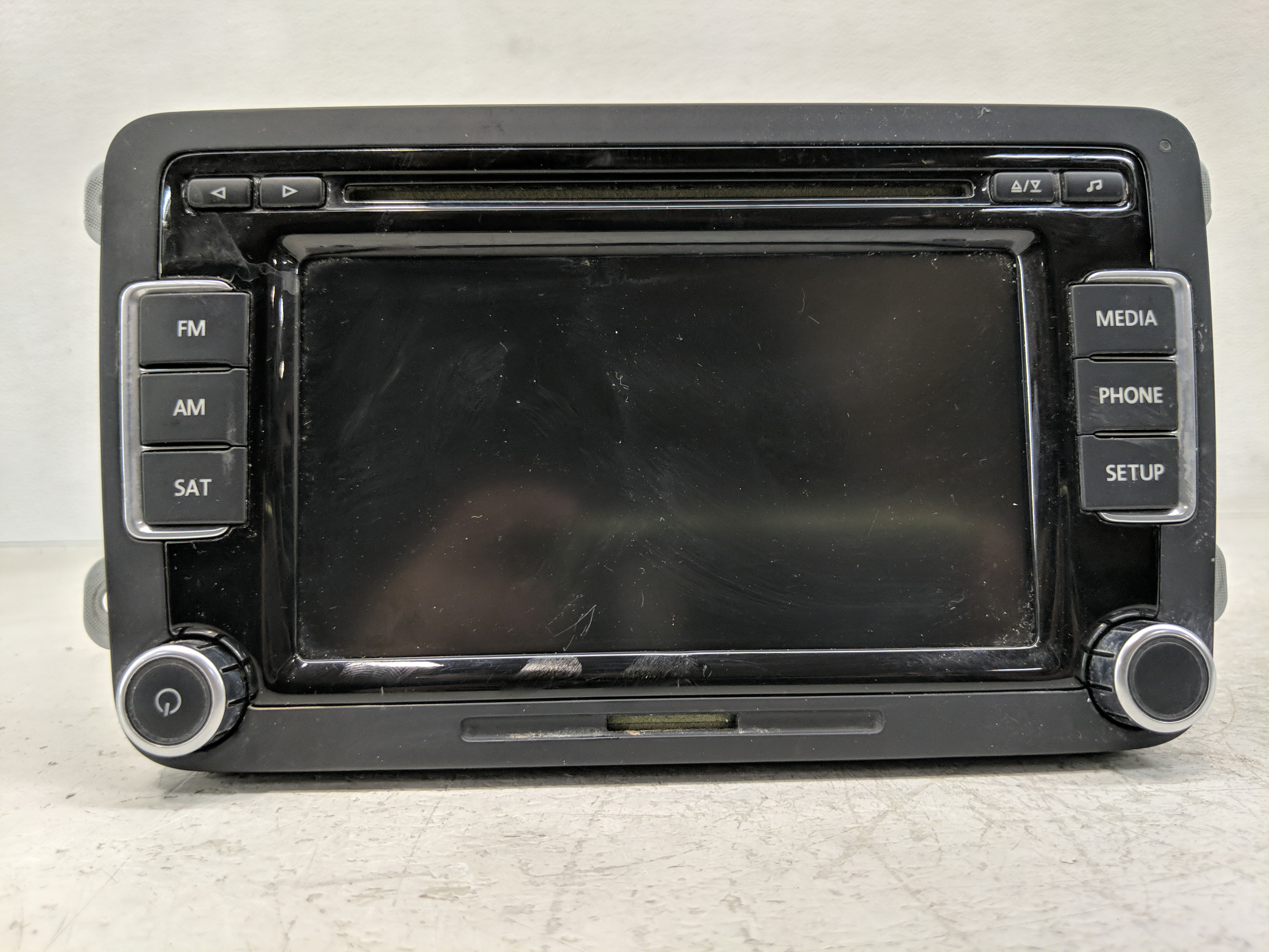 2009-2017 Volkswagen Tiguan Am Fm Cd Player Radio Receiver 1168833 - Oemusedautoparts1.com