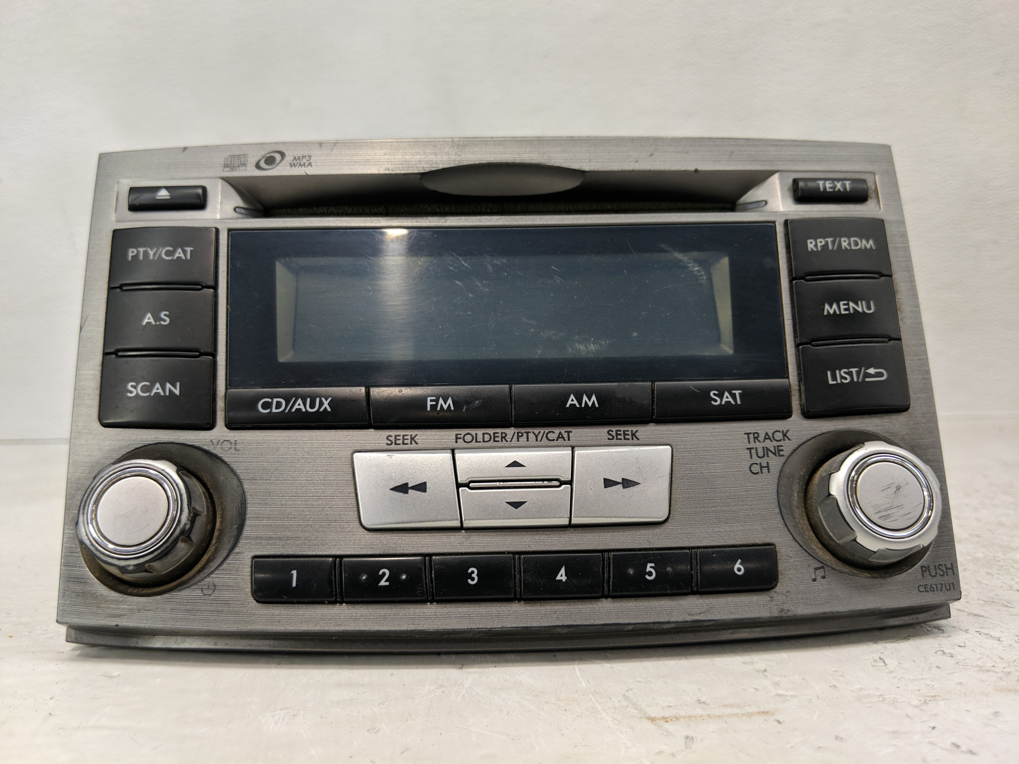2012-2014 Subaru Legacy Am Fm Cd Player Radio Receiver 1168843 - Oemusedautoparts1.com
