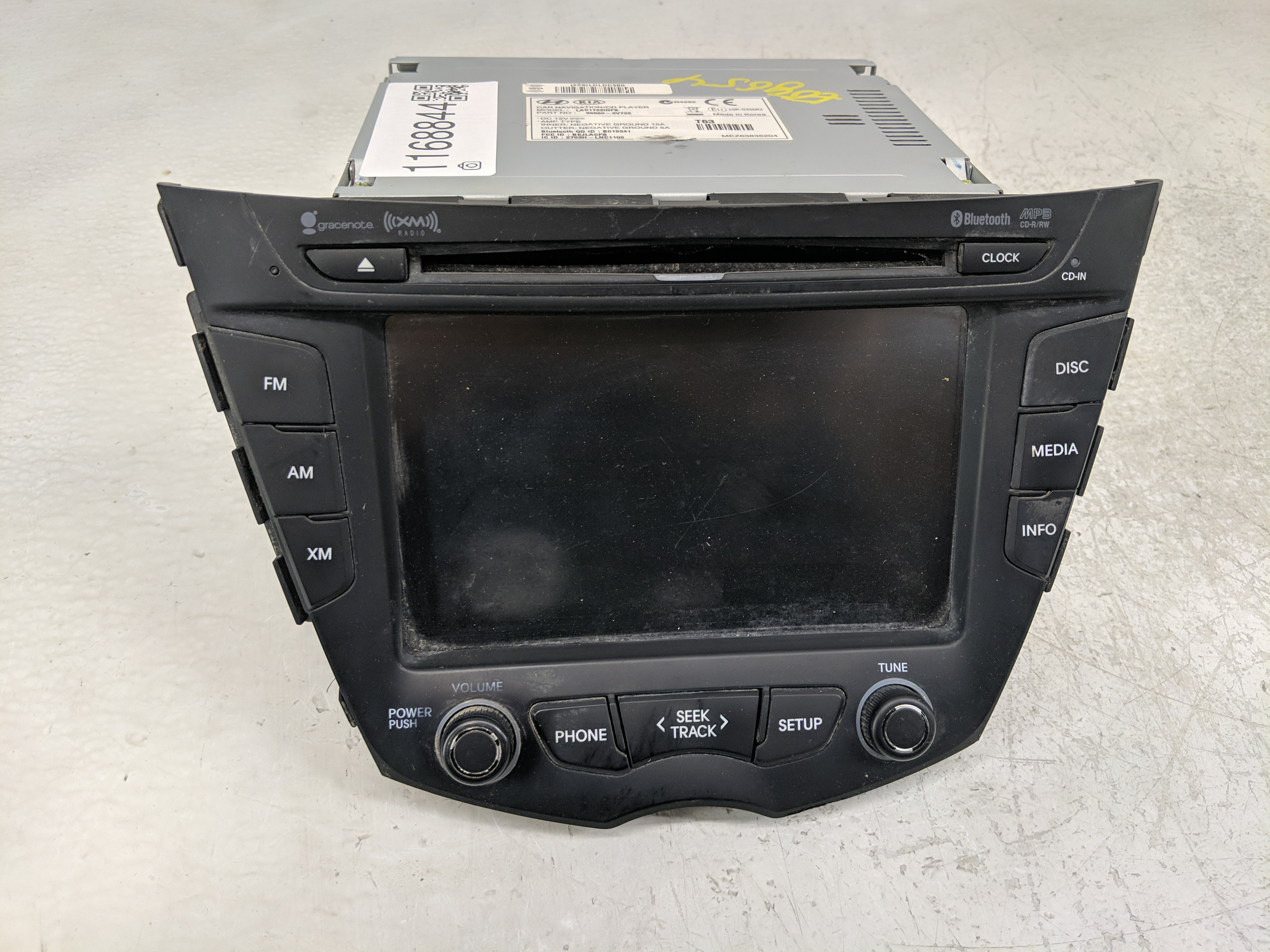 2014-2017 Hyundai Veloster Am Fm Cd Player Radio Receiver 1168844 - Oemusedautoparts1.com