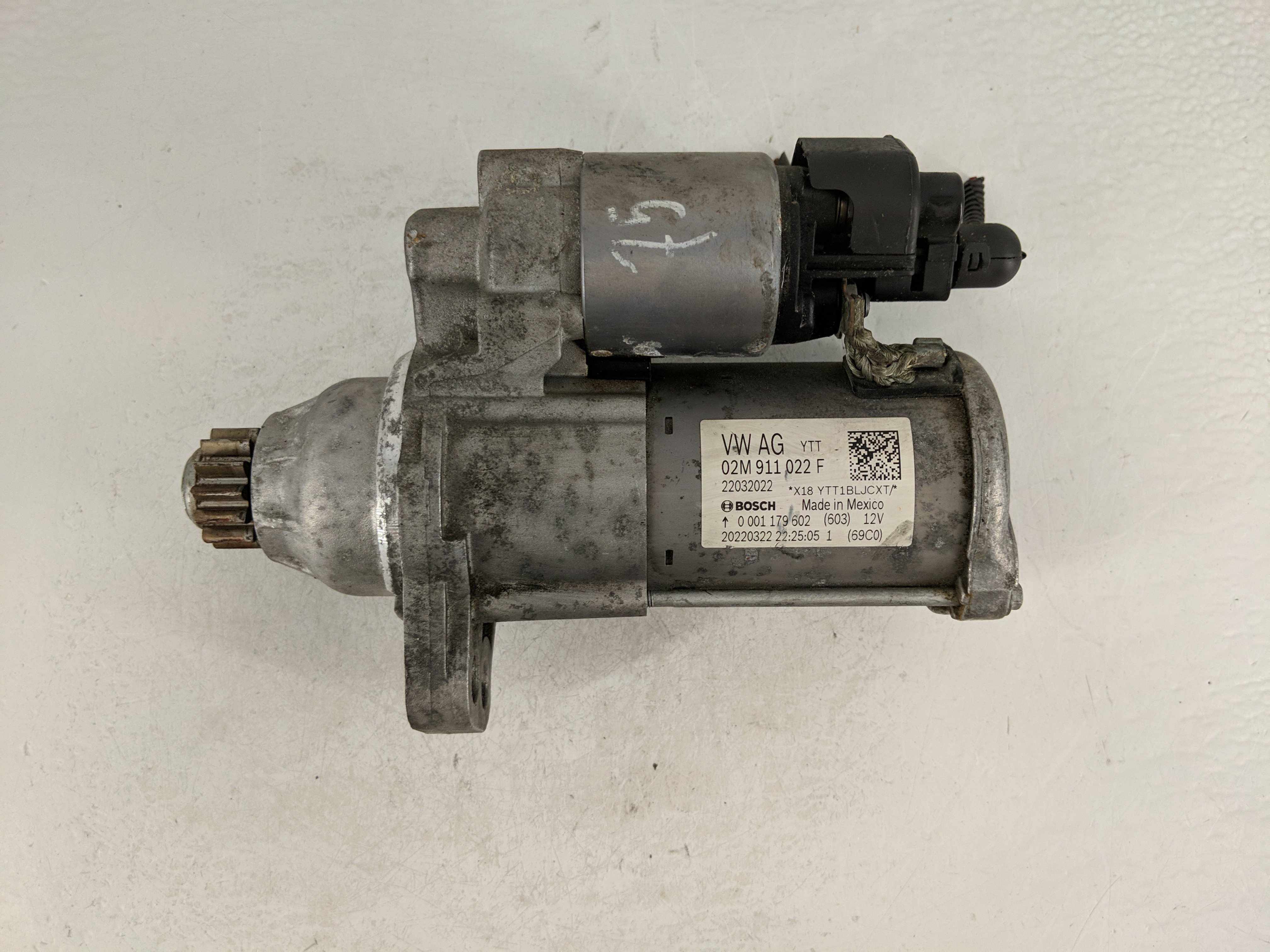 2018-2022 Volkswagen Tiguan Car Starter Motor Solenoid Oem 1168851 - Oemusedautoparts1.com