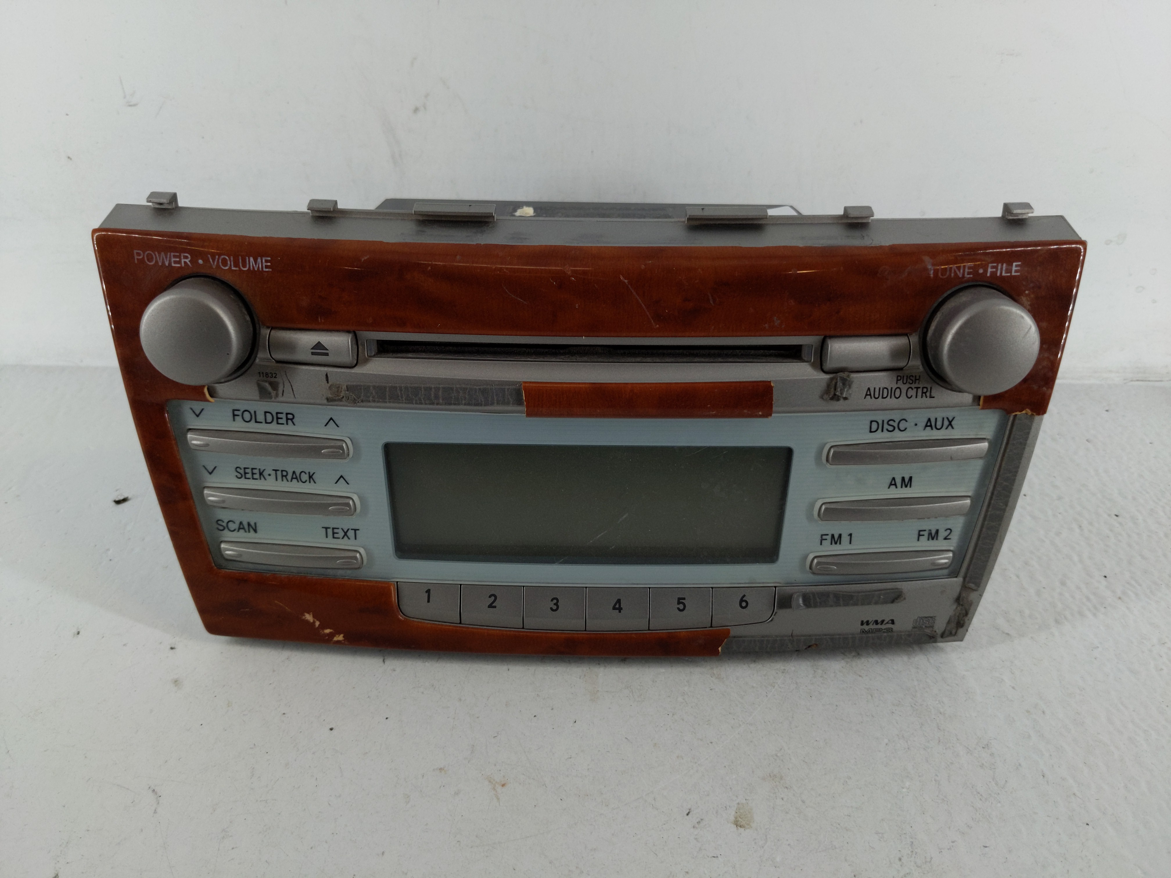 2007-2009 Toyota Camry Am Fm Cd Player Radio Receiver 1169131 - Oemusedautoparts1.com