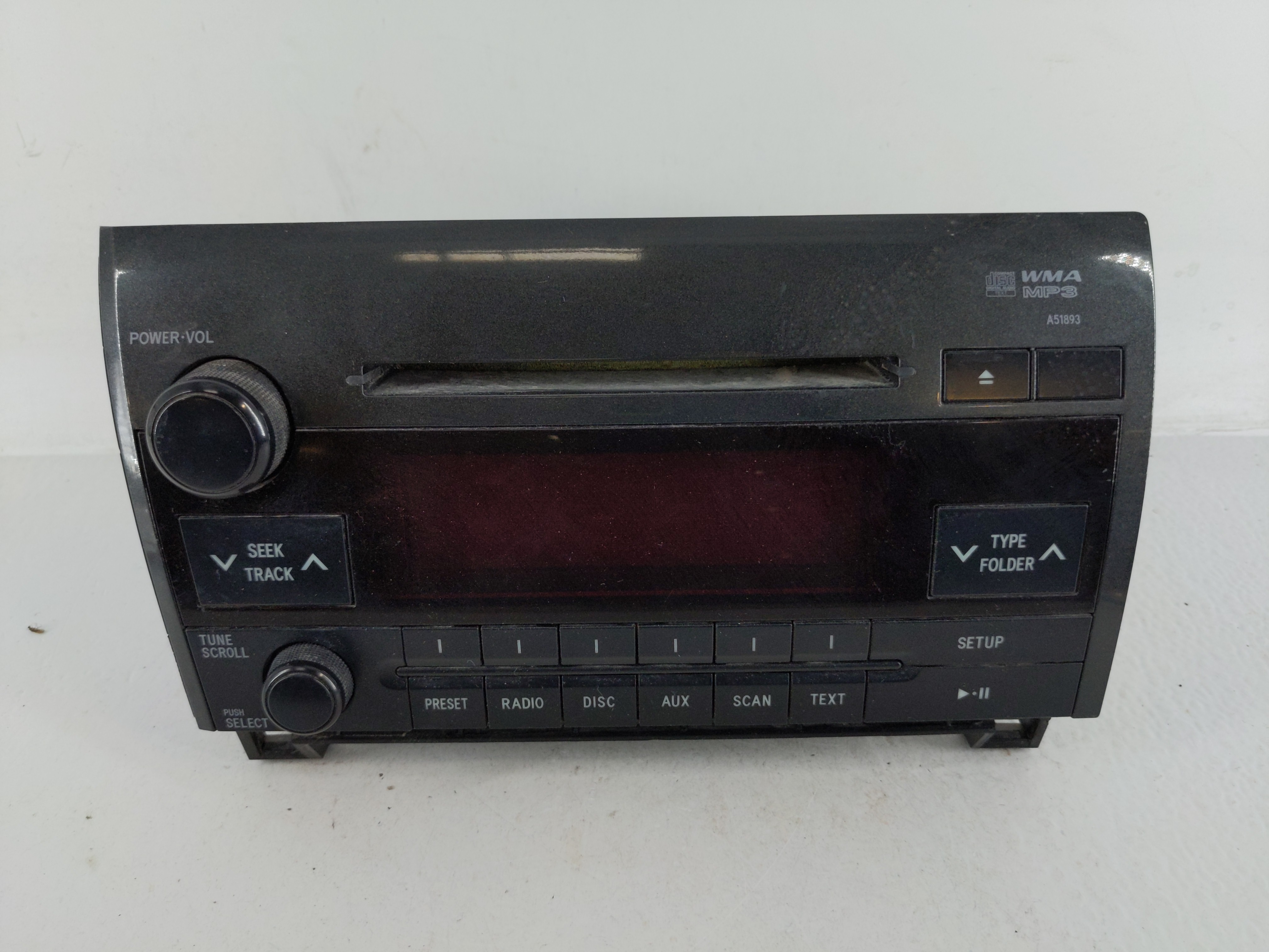 2007-2012 Toyota Tundra Am Fm Cd Player Radio Receiver 1169143 - Oemusedautoparts1.com