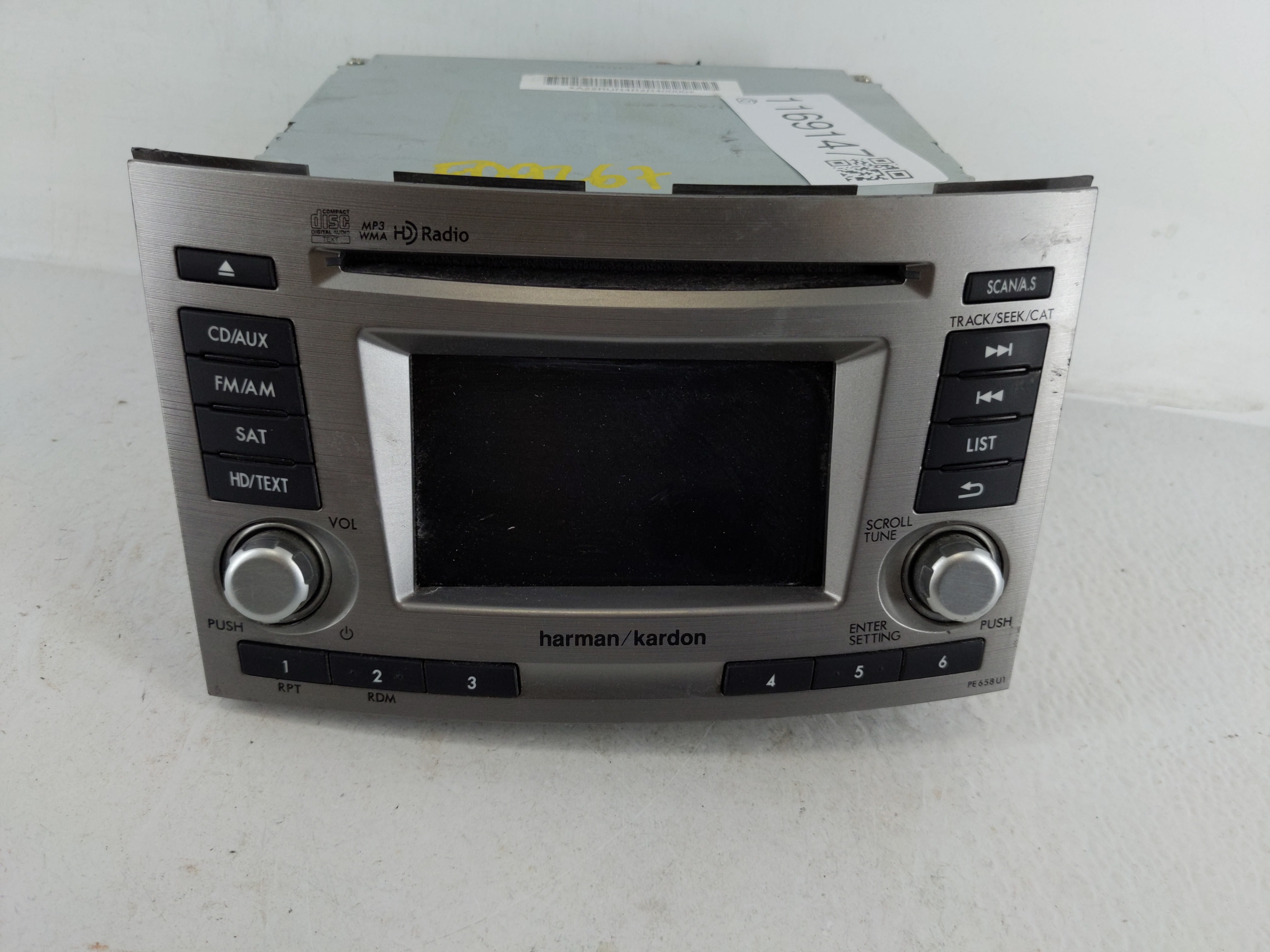 2013-2014 Subaru Legacy Am Fm Cd Player Radio Receiver 1169147 - Oemusedautoparts1.com