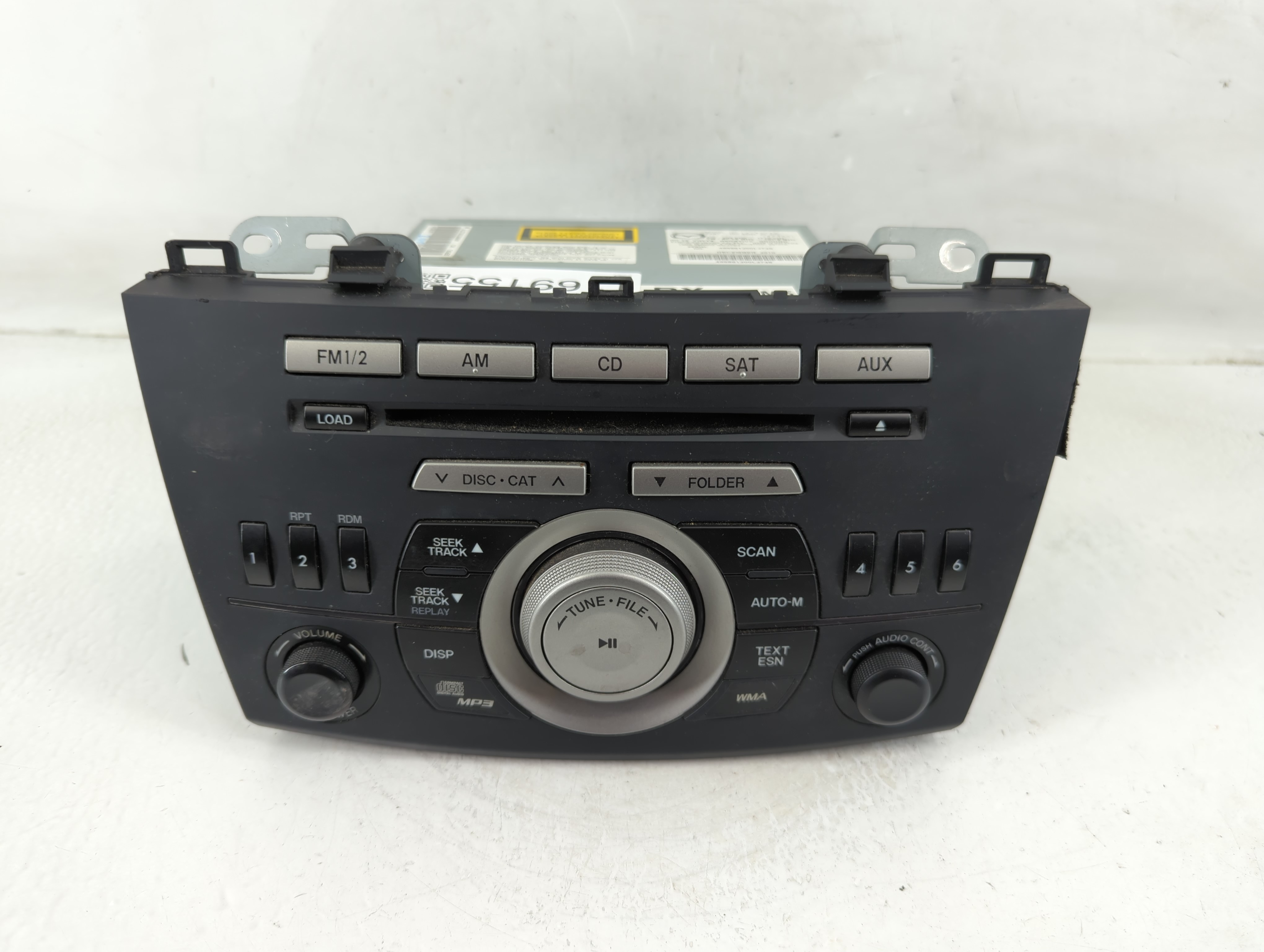 2011-2011 Mazda 3 Am Fm Cd Player Radio Receiver 1169155 - Oemusedautoparts1.com