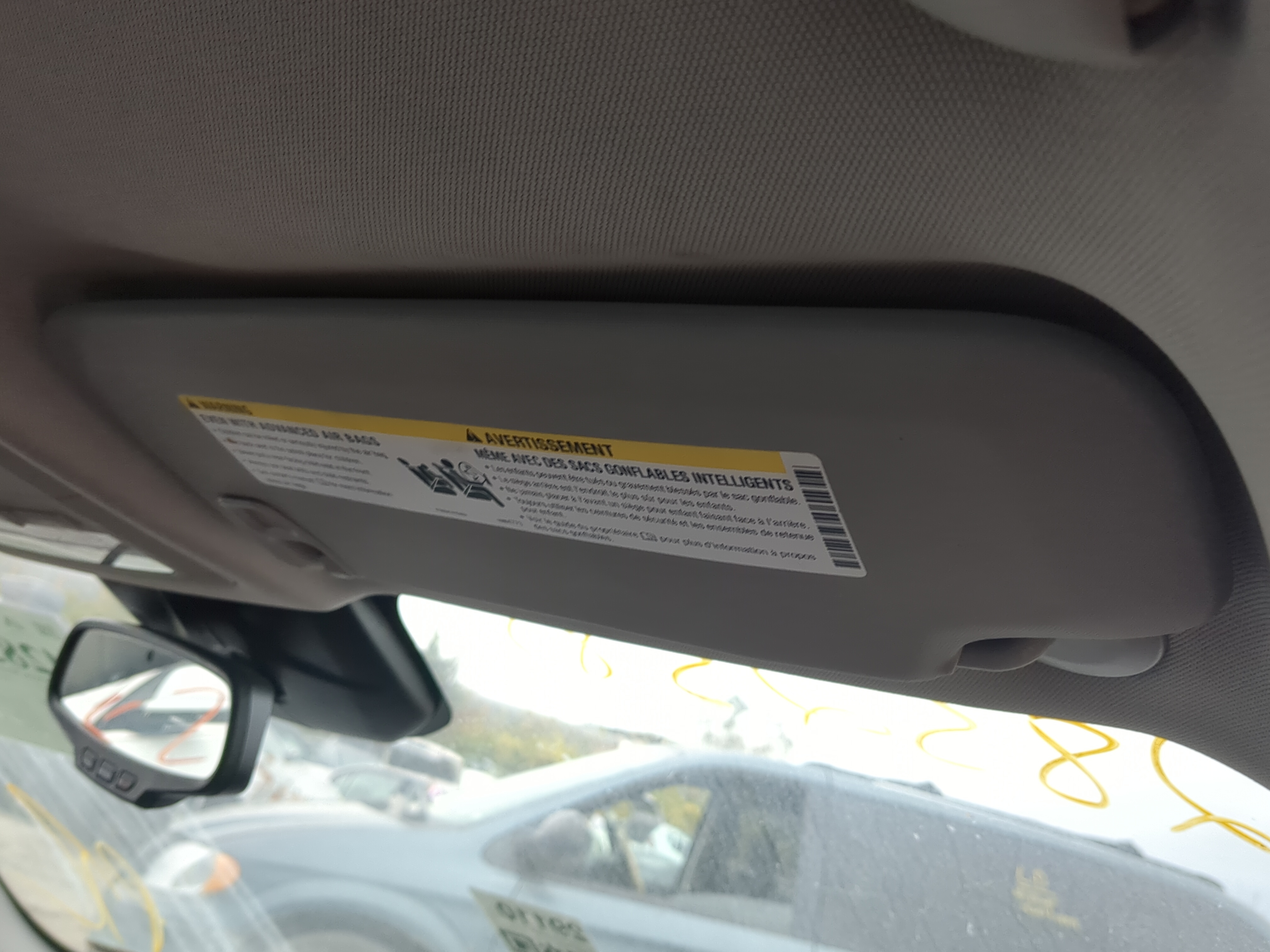 Chevrolet Cruze Limited Passenger Sun Visor Mirror Right Sunvisor 1169574 - Oemusedautoparts1.com