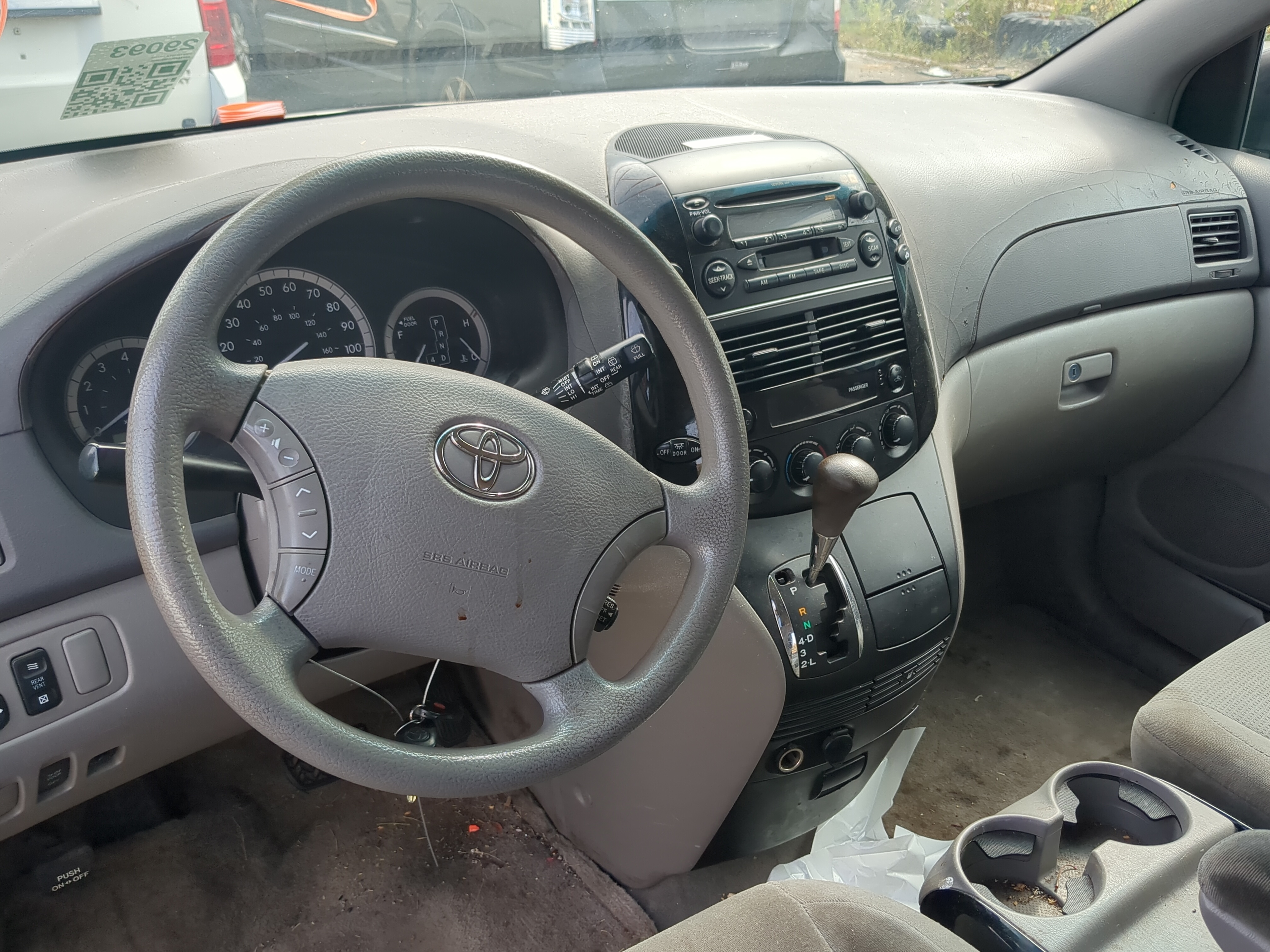 2004-2010 Toyota Sienna Air Bag Driver Left Steering Wheel Mounted 1169941 - Oemusedautoparts1.com