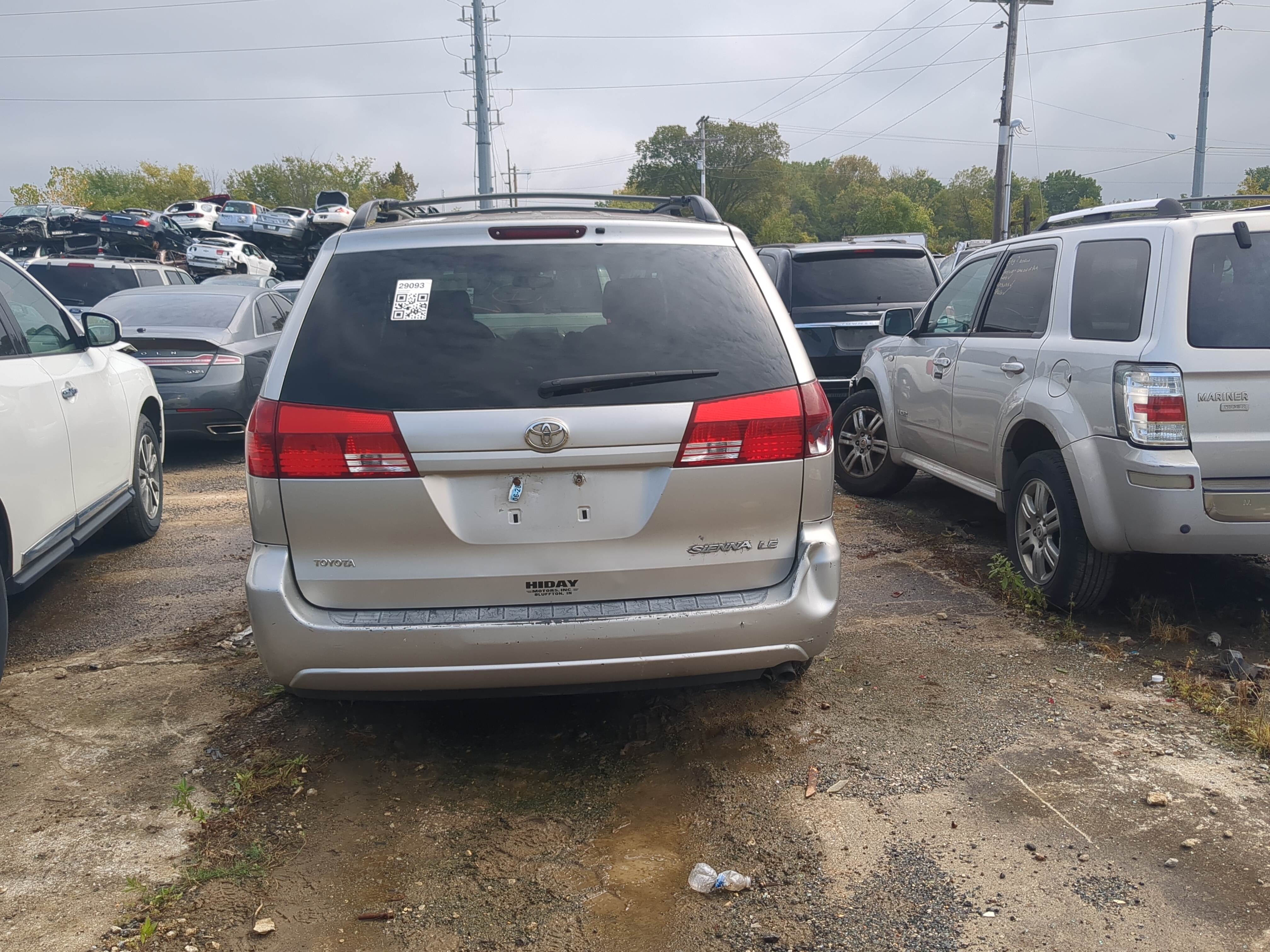 2004-2010 Toyota Sienna Trunk/decklid/hatch/tailgate Oem 1169968 - Oemusedautoparts1.com