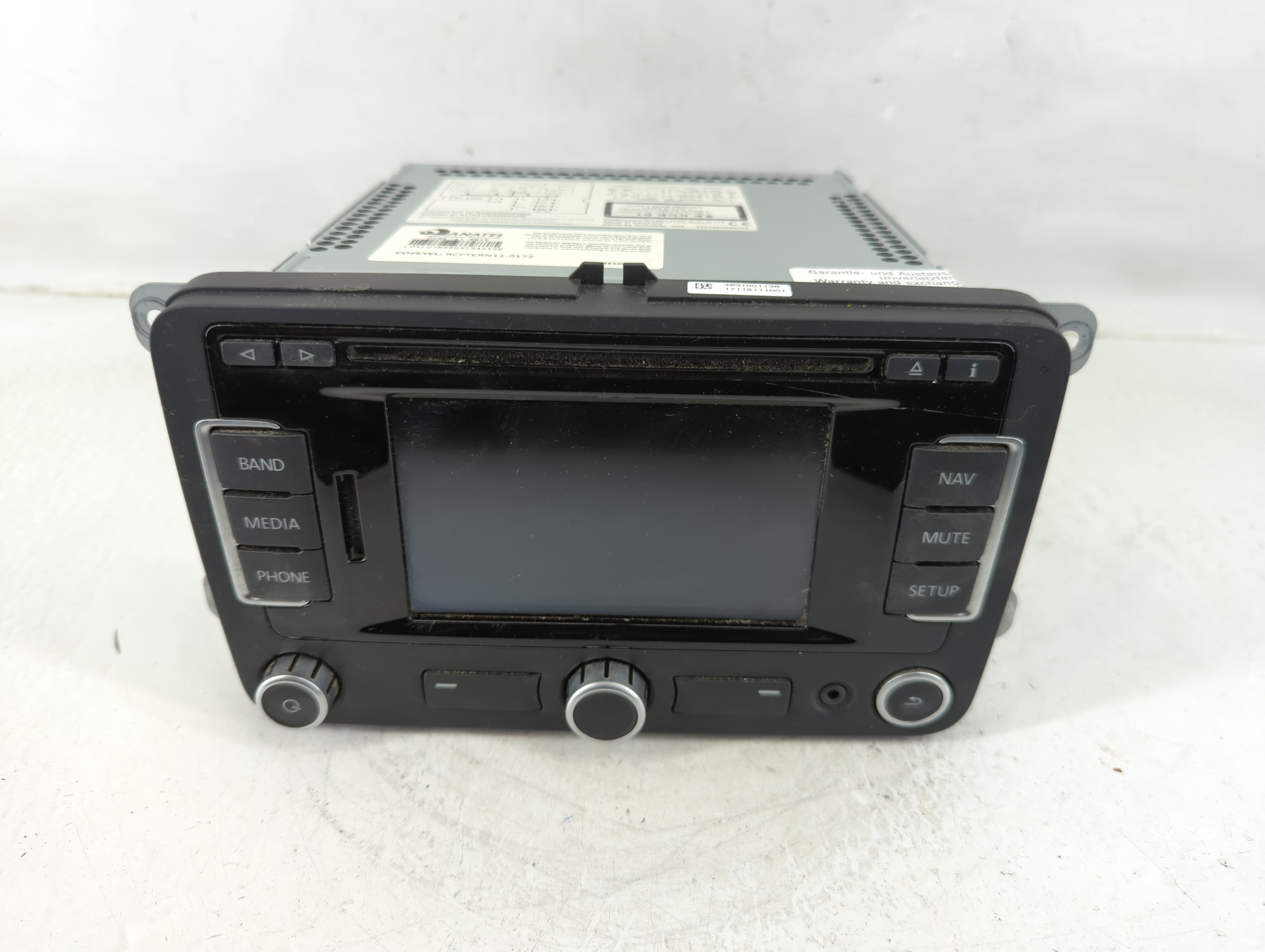 2012-2017 Volkswagen Jetta Am Fm Cd Player Radio Receiver 1169976 - Oemusedautoparts1.com