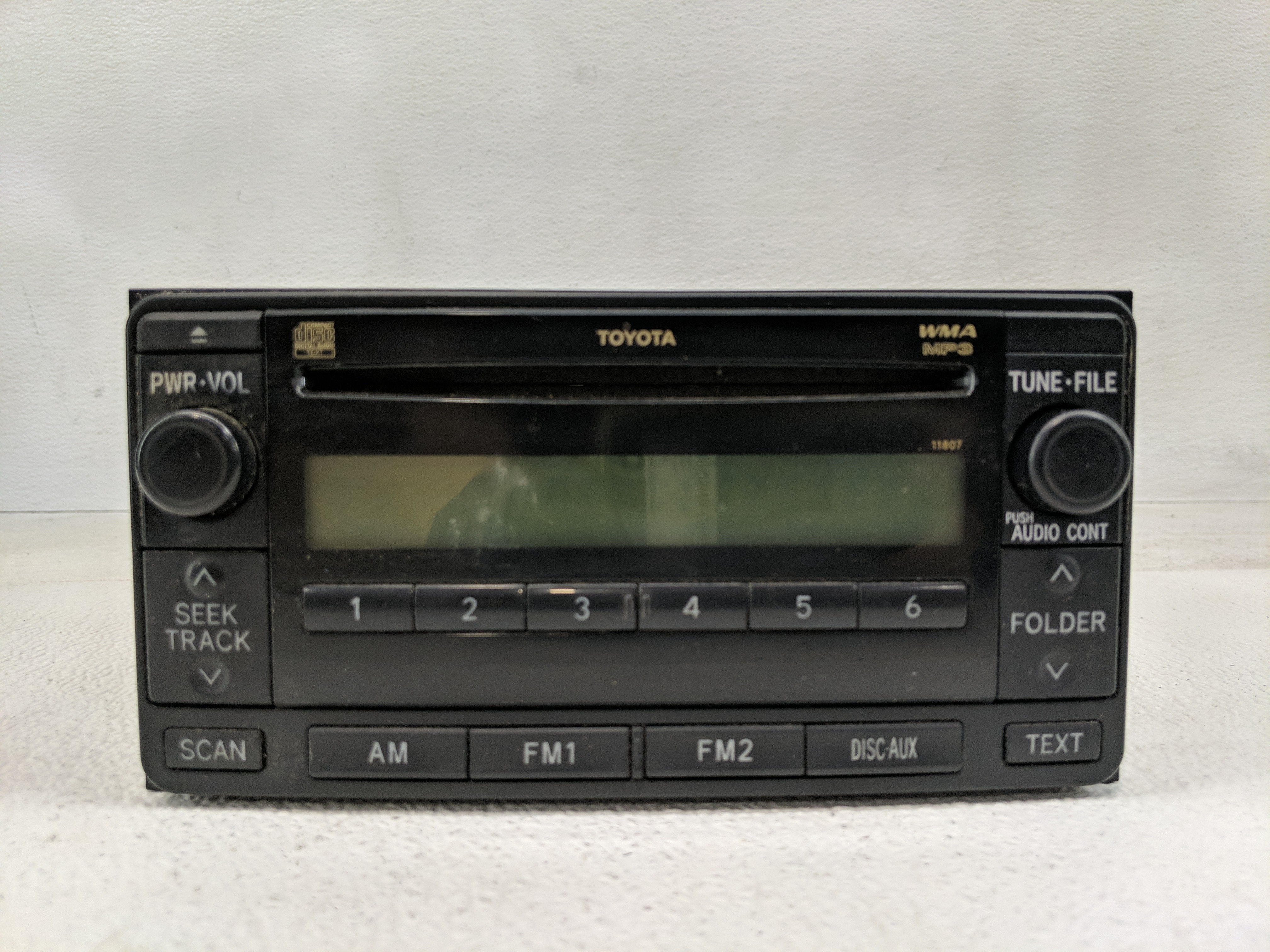 2006-2008 Toyota Yaris Am Fm Cd Player Radio Receiver 1170103 - Oemusedautoparts1.com