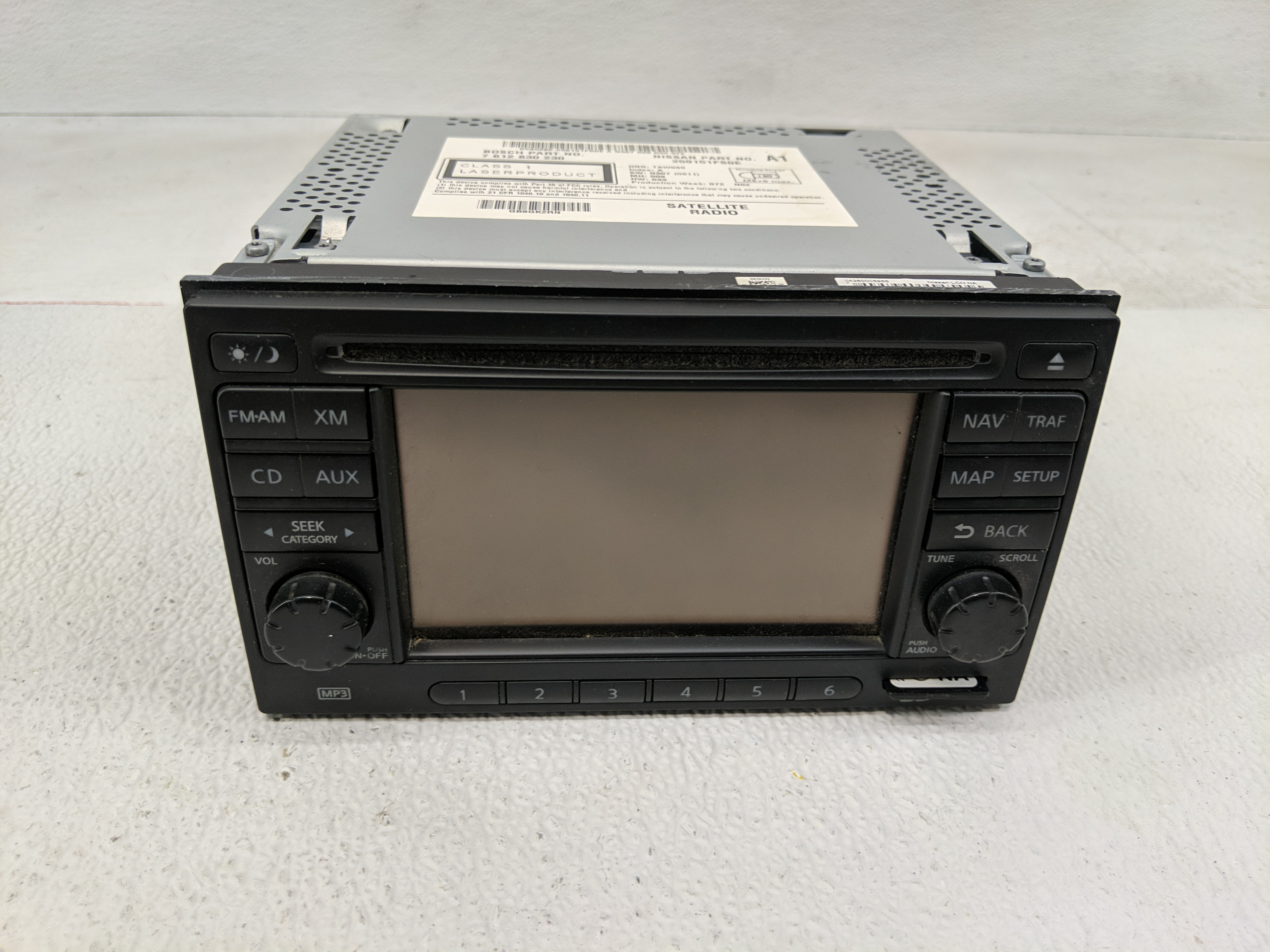 2012-2014 Nissan Juke Am Fm Cd Player Radio Receiver 1170106 - Oemusedautoparts1.com