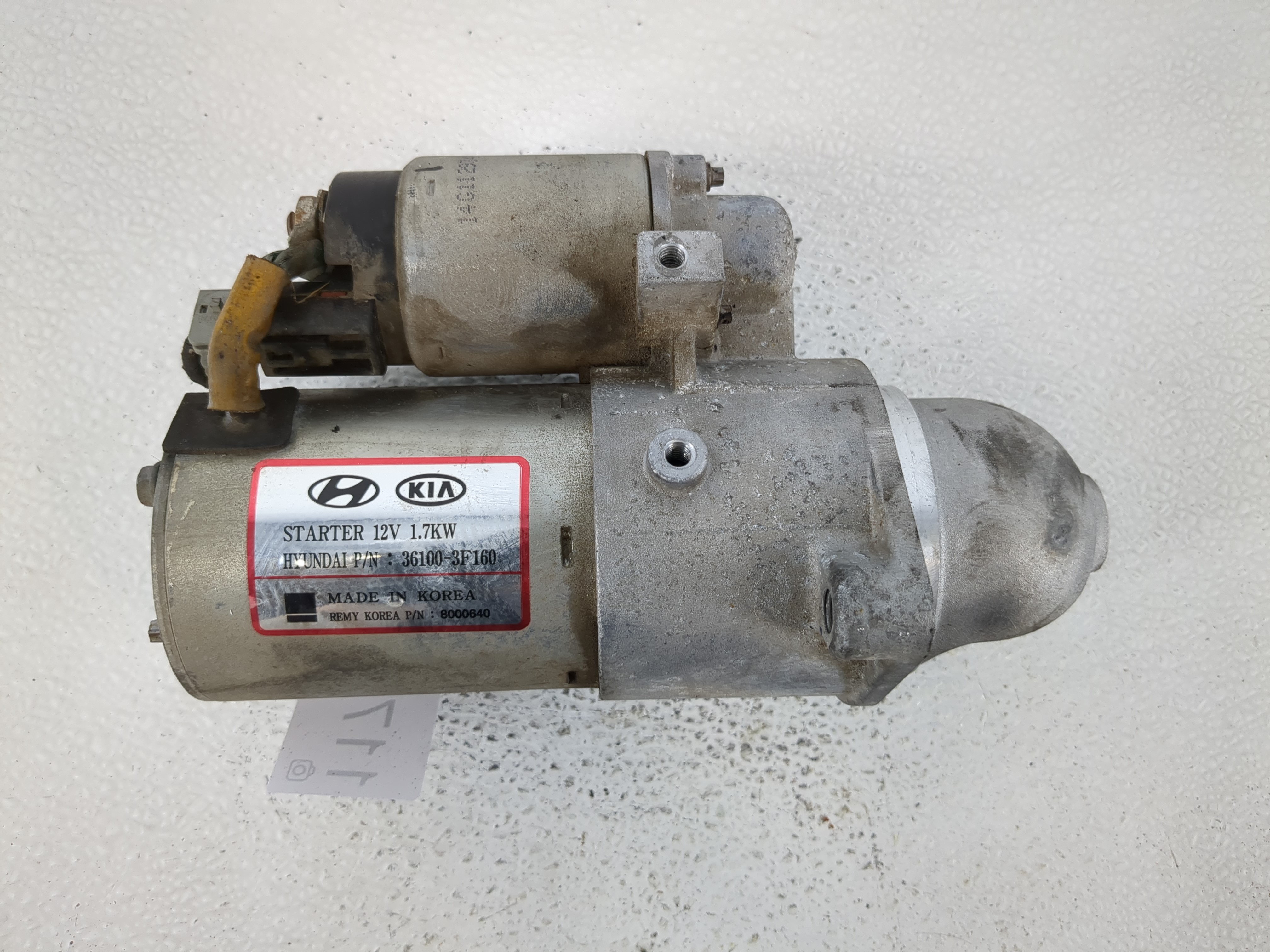 2015-2016 Hyundai Genesis Car Starter Motor Solenoid Oem 1170124 - Oemusedautoparts1.com