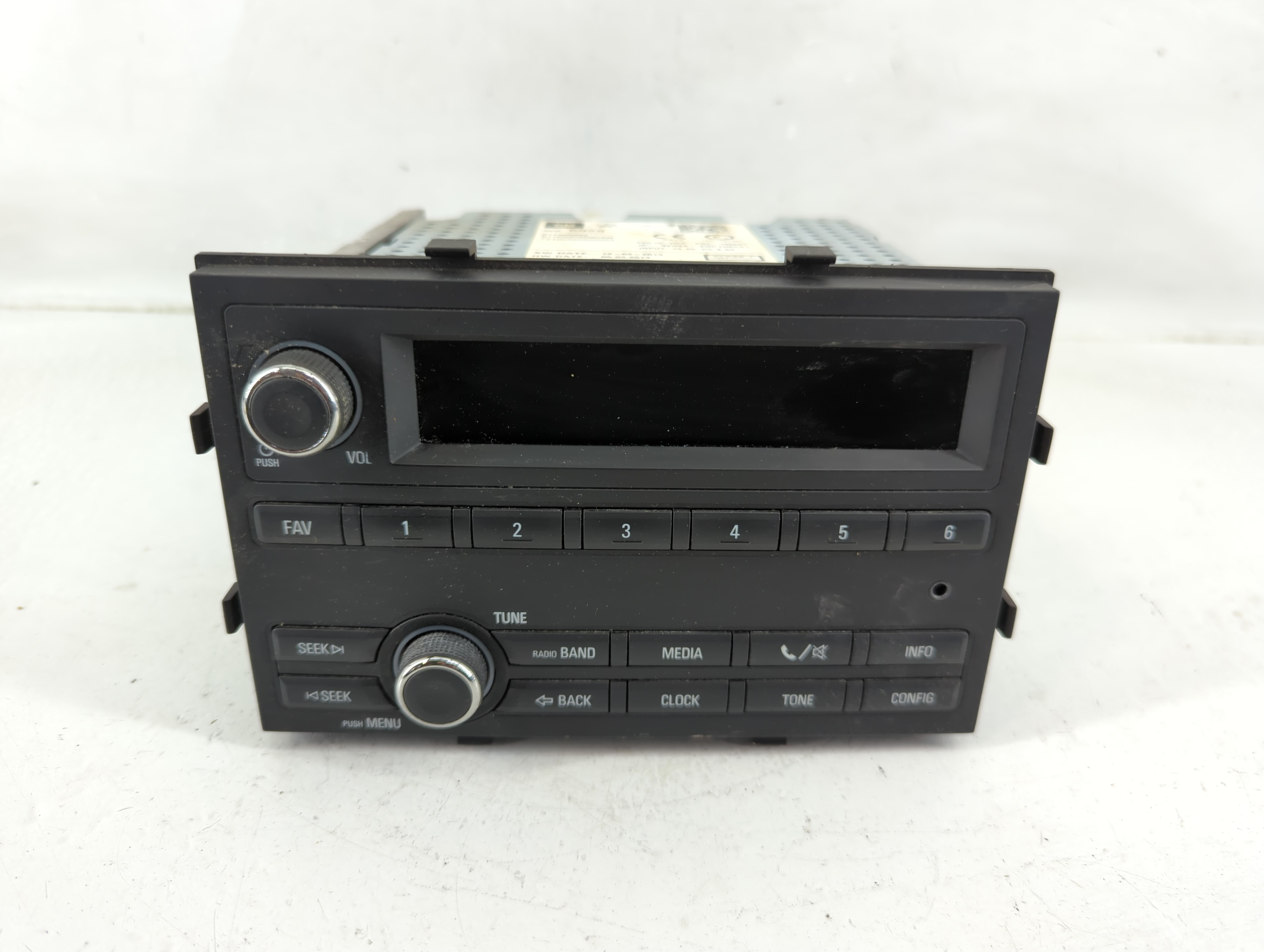 2014-2014 Chevrolet Sonic Am Fm Cd Player Radio Receiver 1170192 - Oemusedautoparts1.com