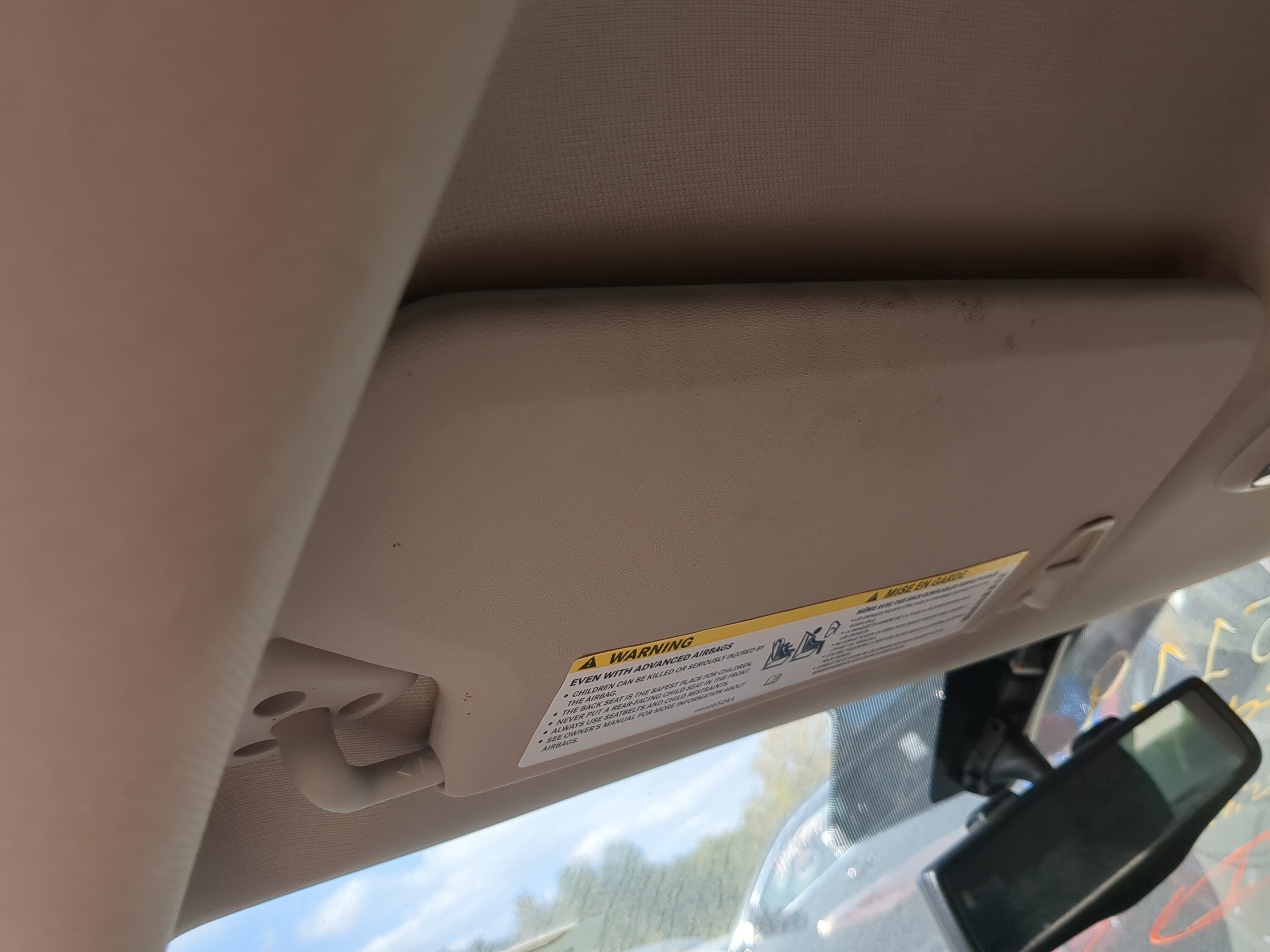 2011-2020 Dodge Journey Driver Sun Visor Mirror Left Sunvisor 1170450 - Oemusedautoparts1.com