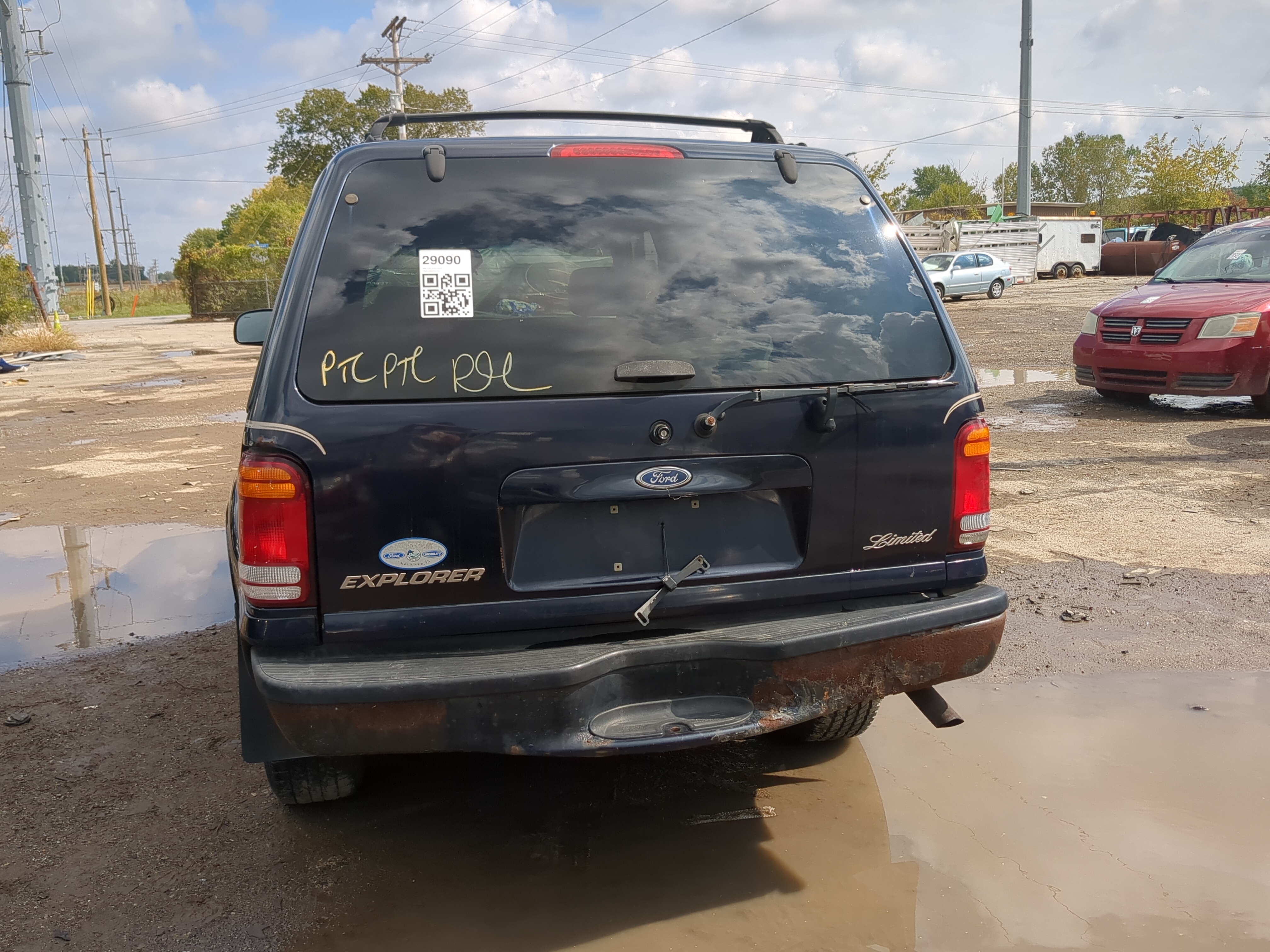 1998-2001 Ford Explorer Trunk/decklid/hatch/tailgate Oem 1170606 - Oemusedautoparts1.com