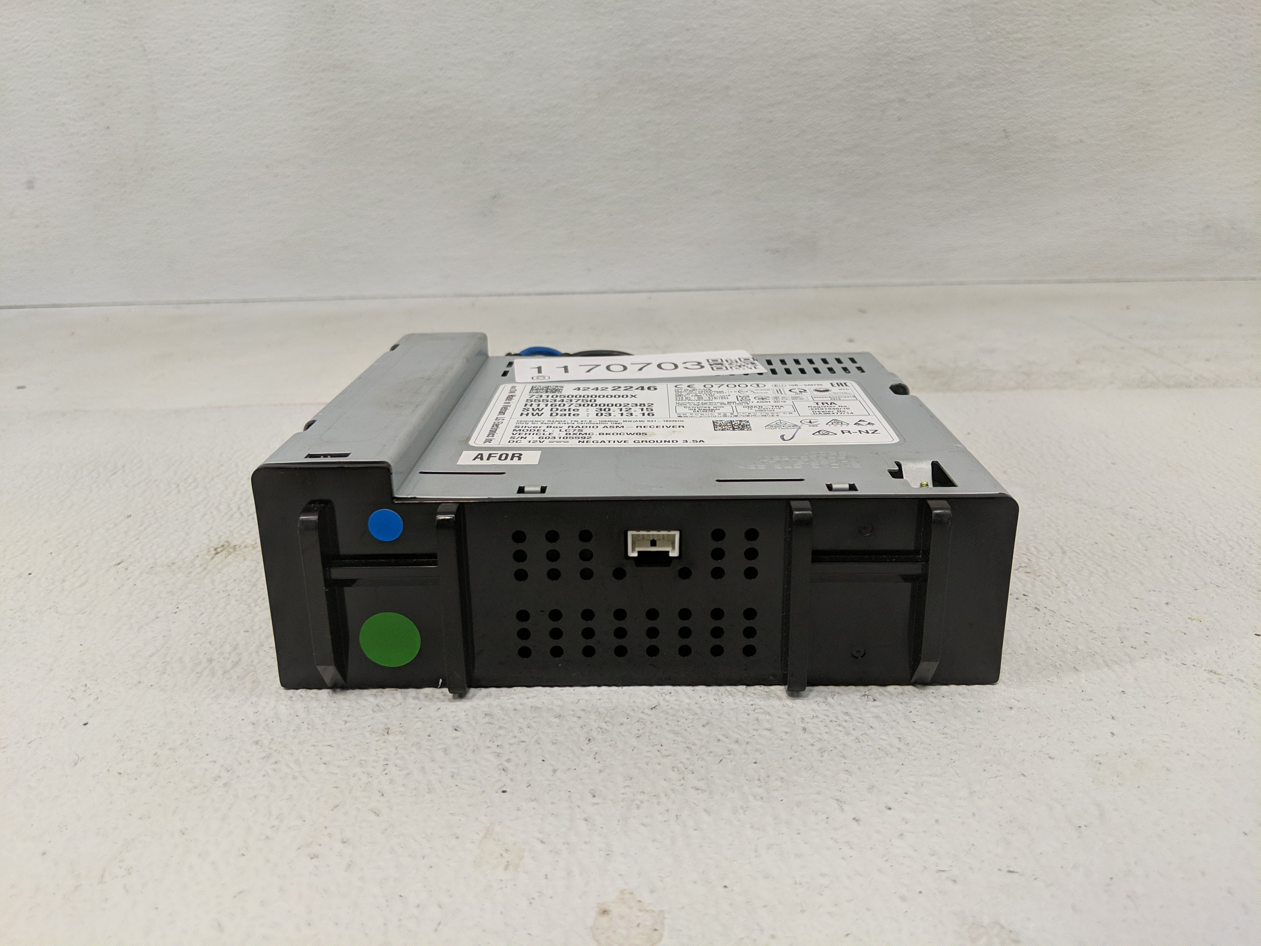 2016-2016 Chevrolet Spark Am Fm Cd Player Radio Receiver 1170703 - Oemusedautoparts1.com