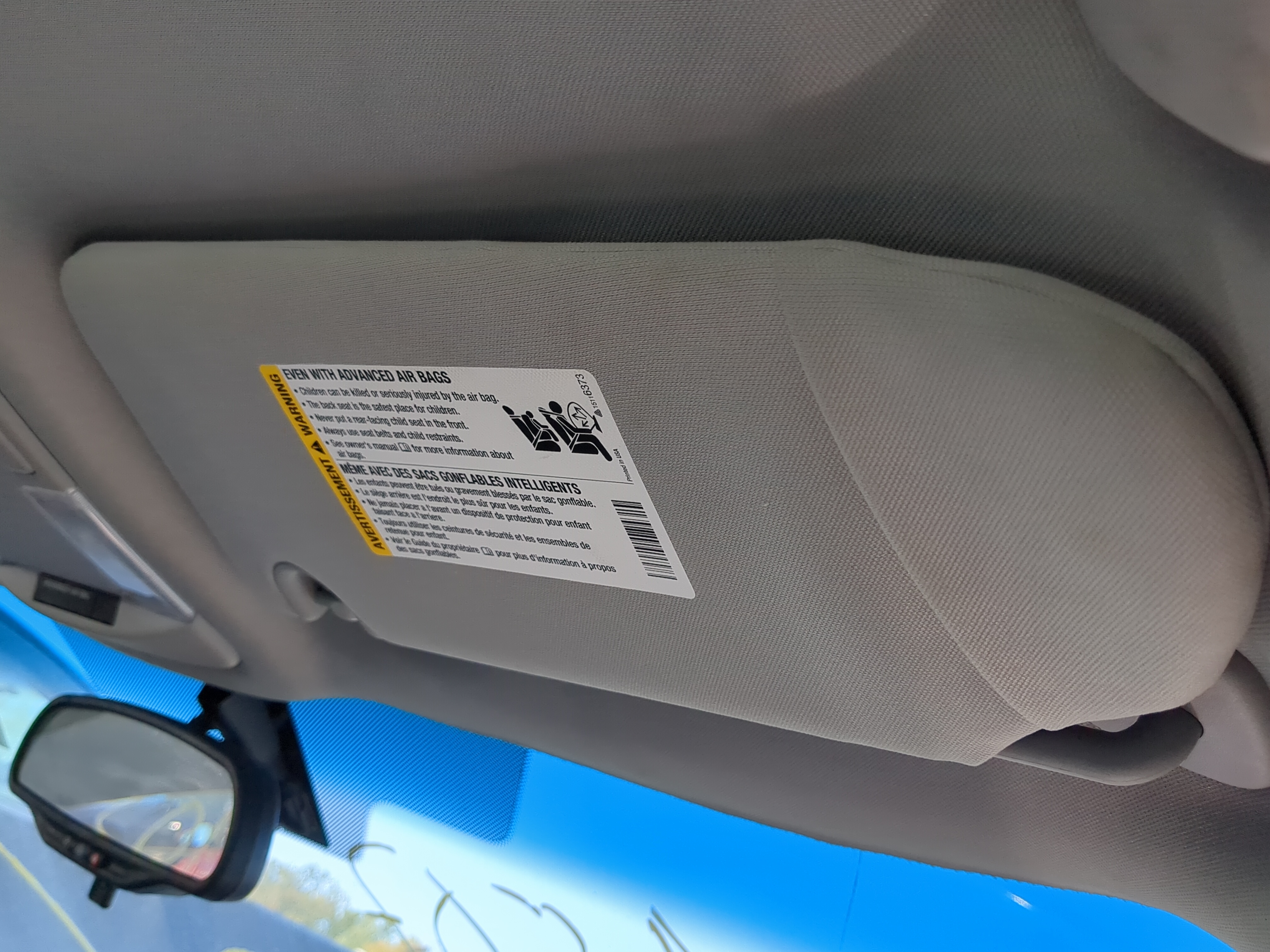 2006-2011 Buick Lucerne Passenger Sun Visor Mirror Right Sunvisor 1171038 - Oemusedautoparts1.com