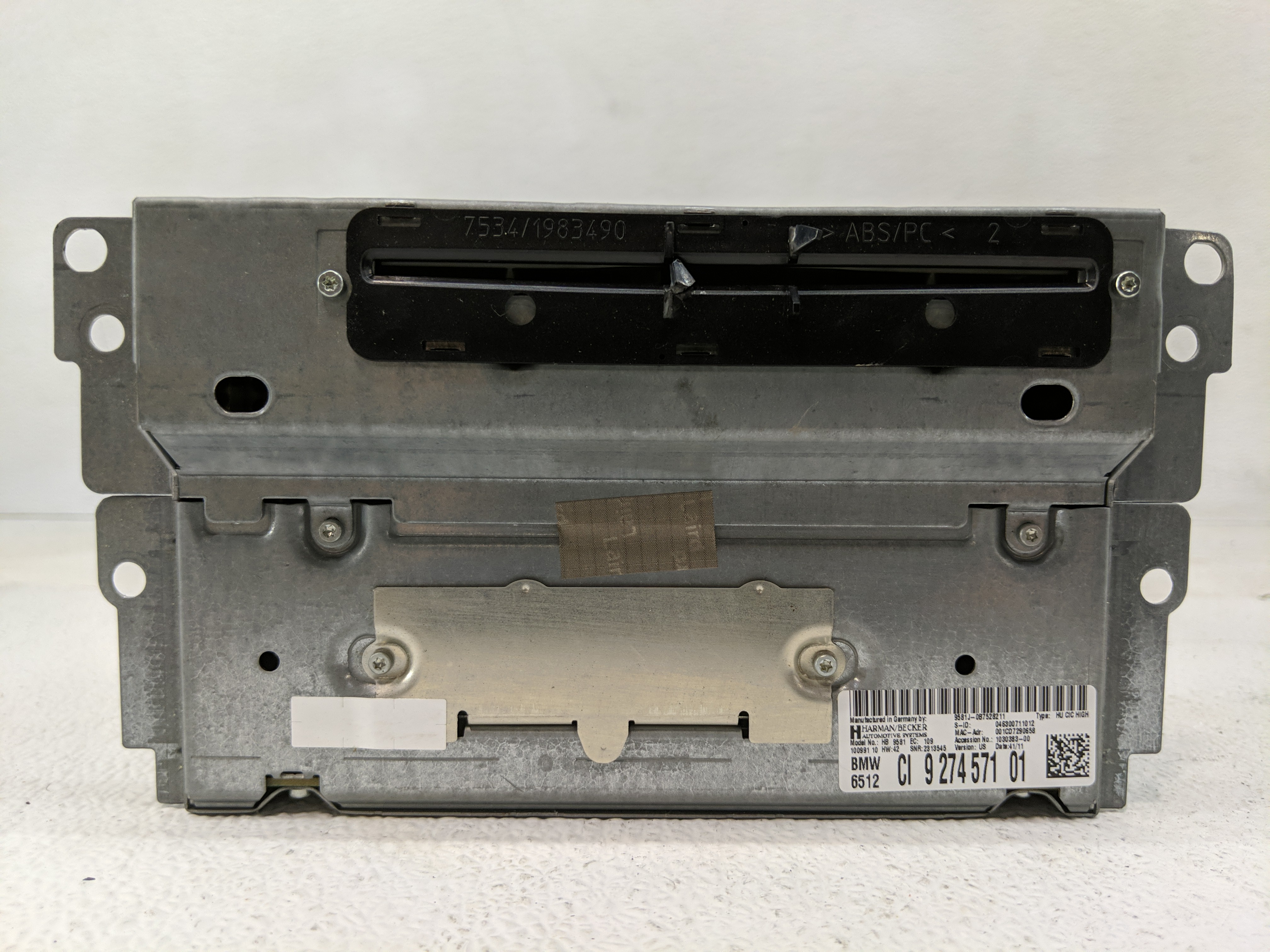 2011-2012 Bmw 528i Am Fm Cd Player Radio Receiver 1171097 - Oemusedautoparts1.com