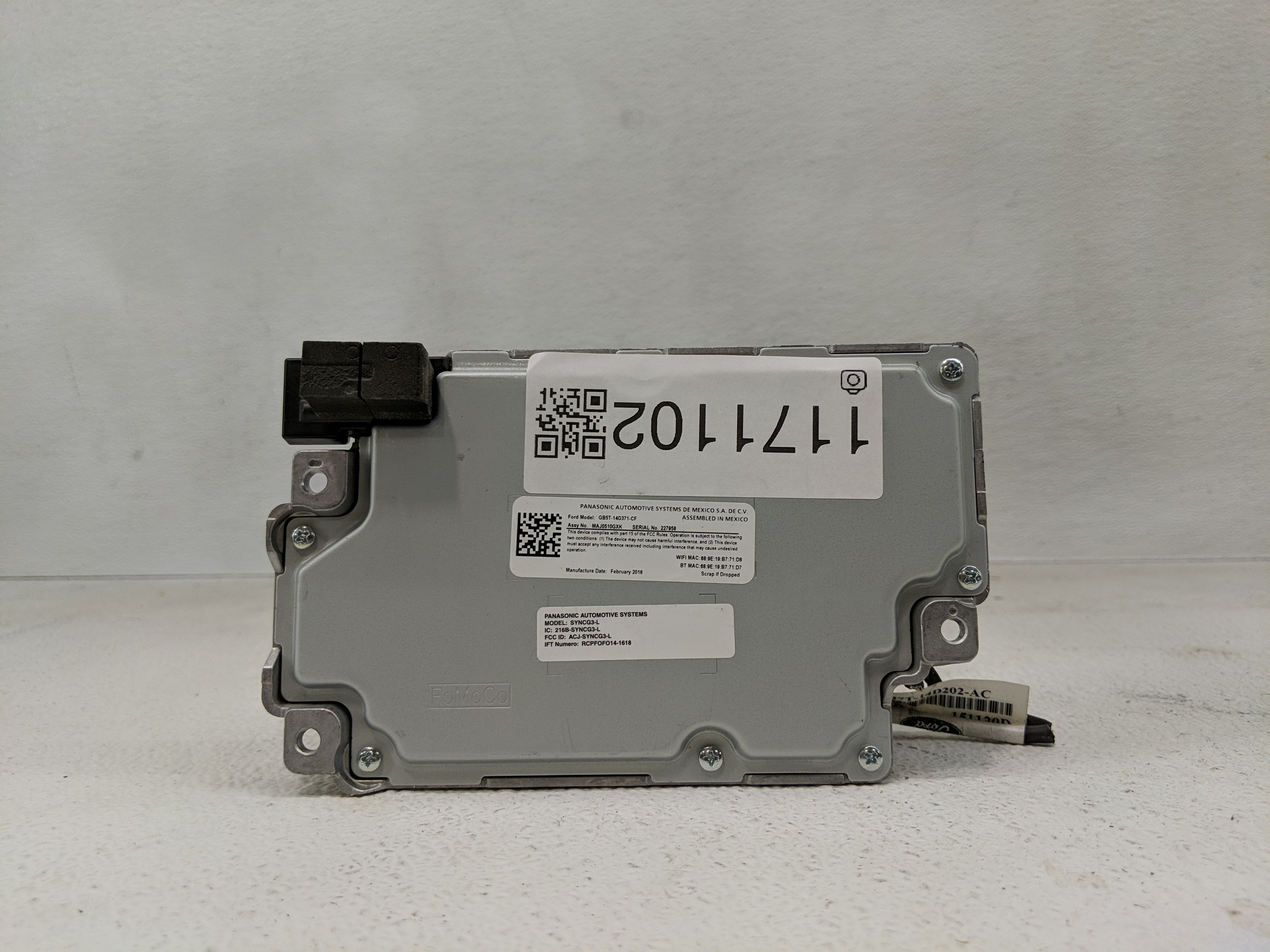 2018-2018 Ford F-150 Am Fm Cd Player Radio Receiver 1171102 - Oemusedautoparts1.com