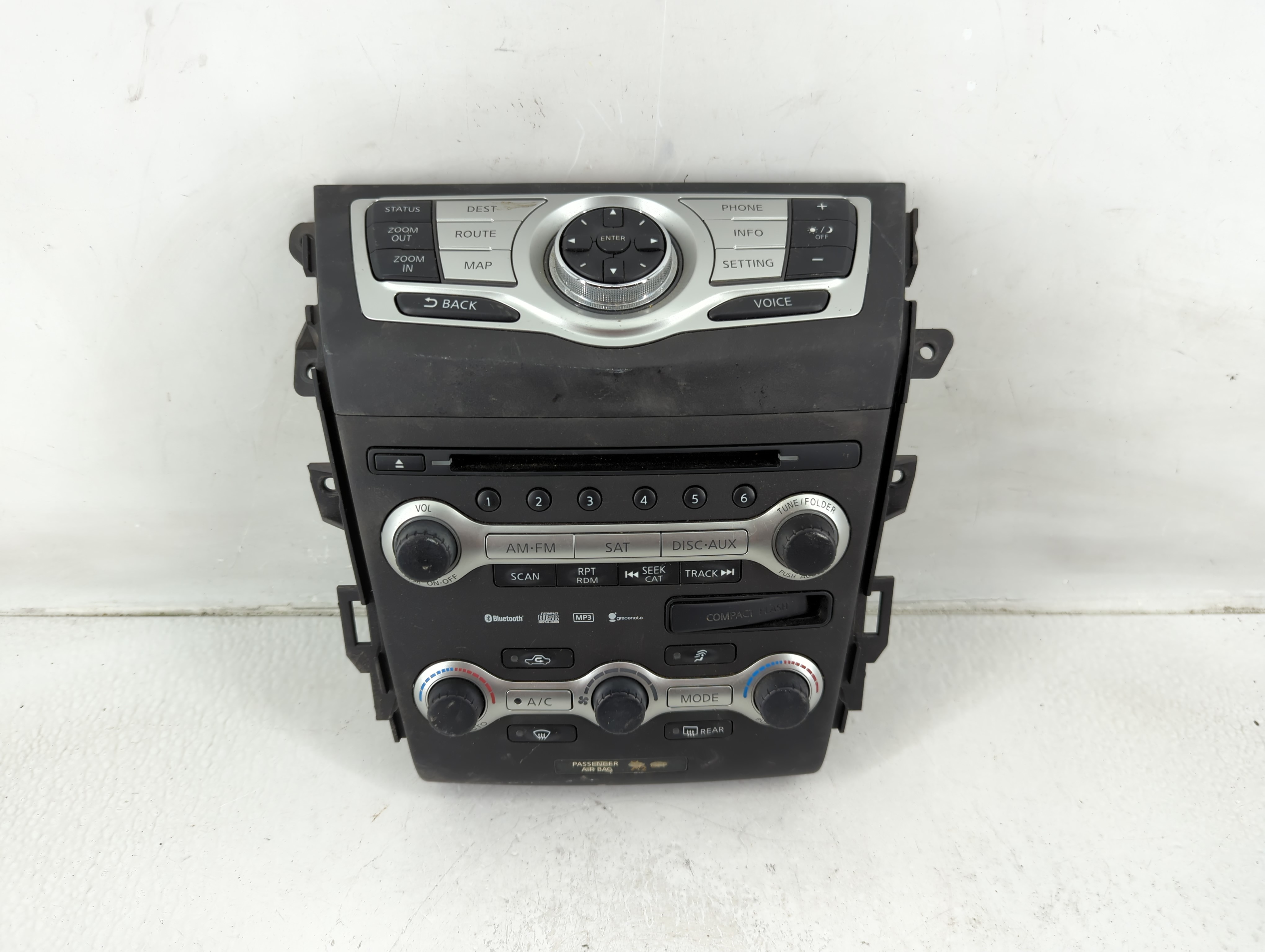 2009 Nissan Murano Radio Control Panel 1171149 - Oemusedautoparts1.com