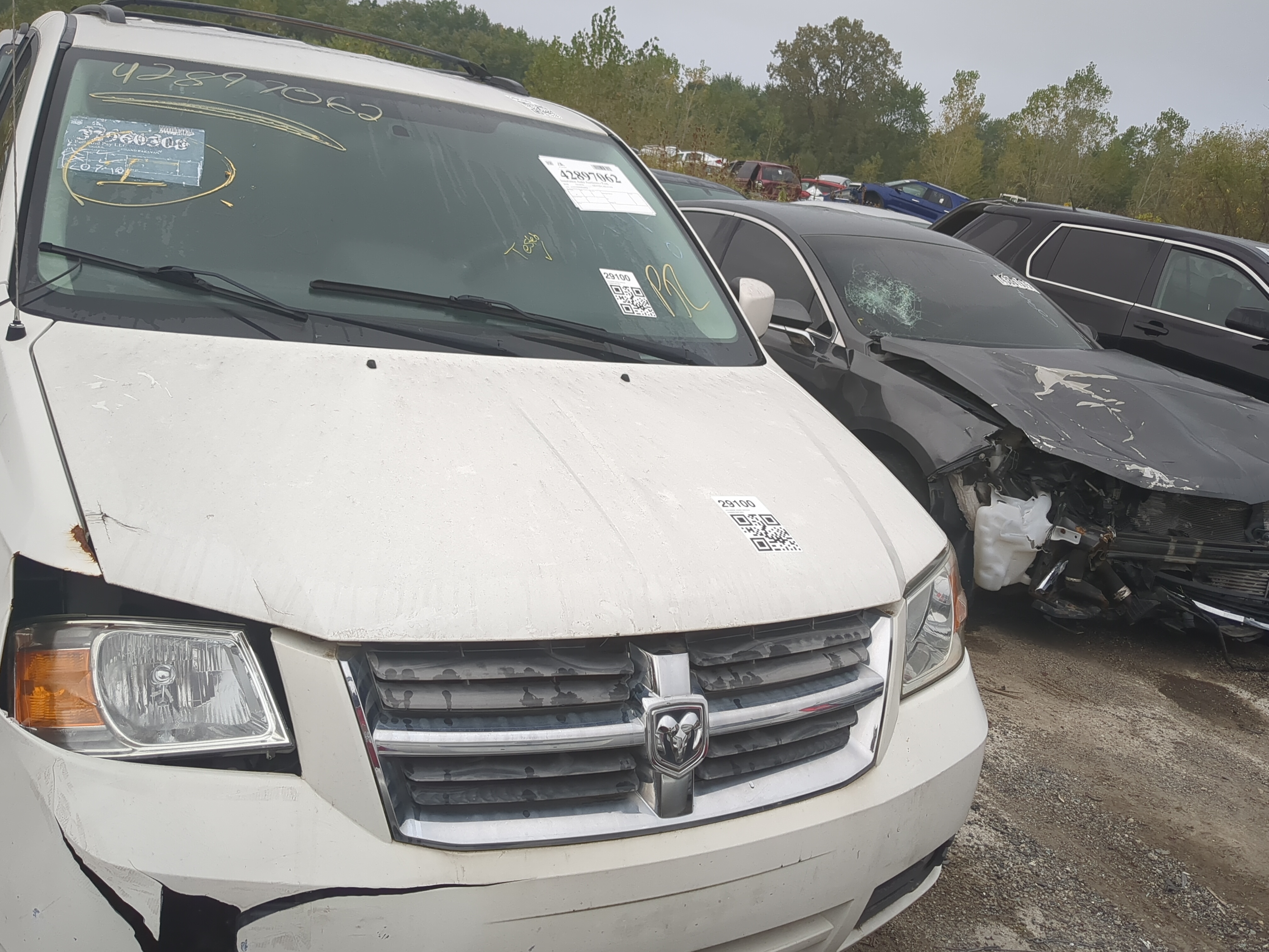 2008-2010 Dodge Grand Caravan Hood Oem 1171290 - Oemusedautoparts1.com