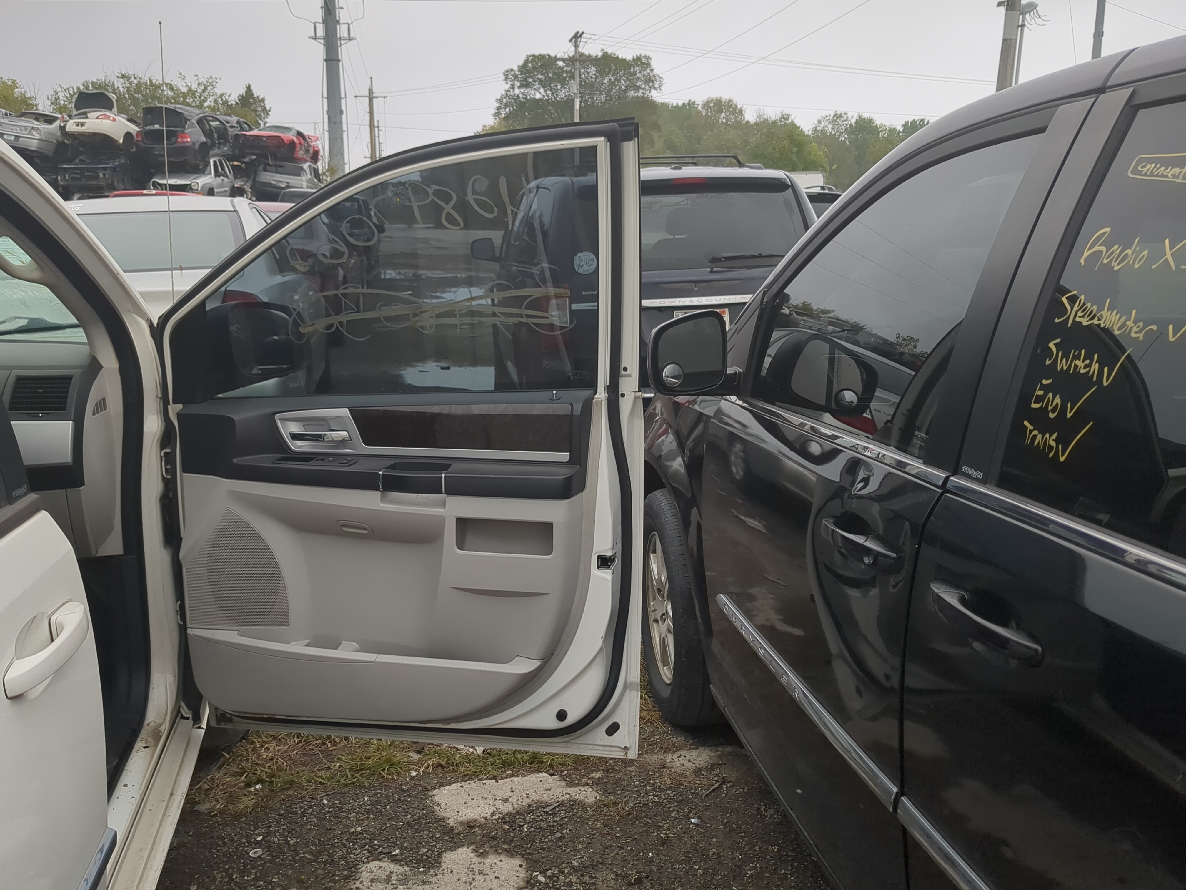 Picture of 2010 Dodge Grand Caravan Front Right Passenger Interior Door Panel Trim 1171327