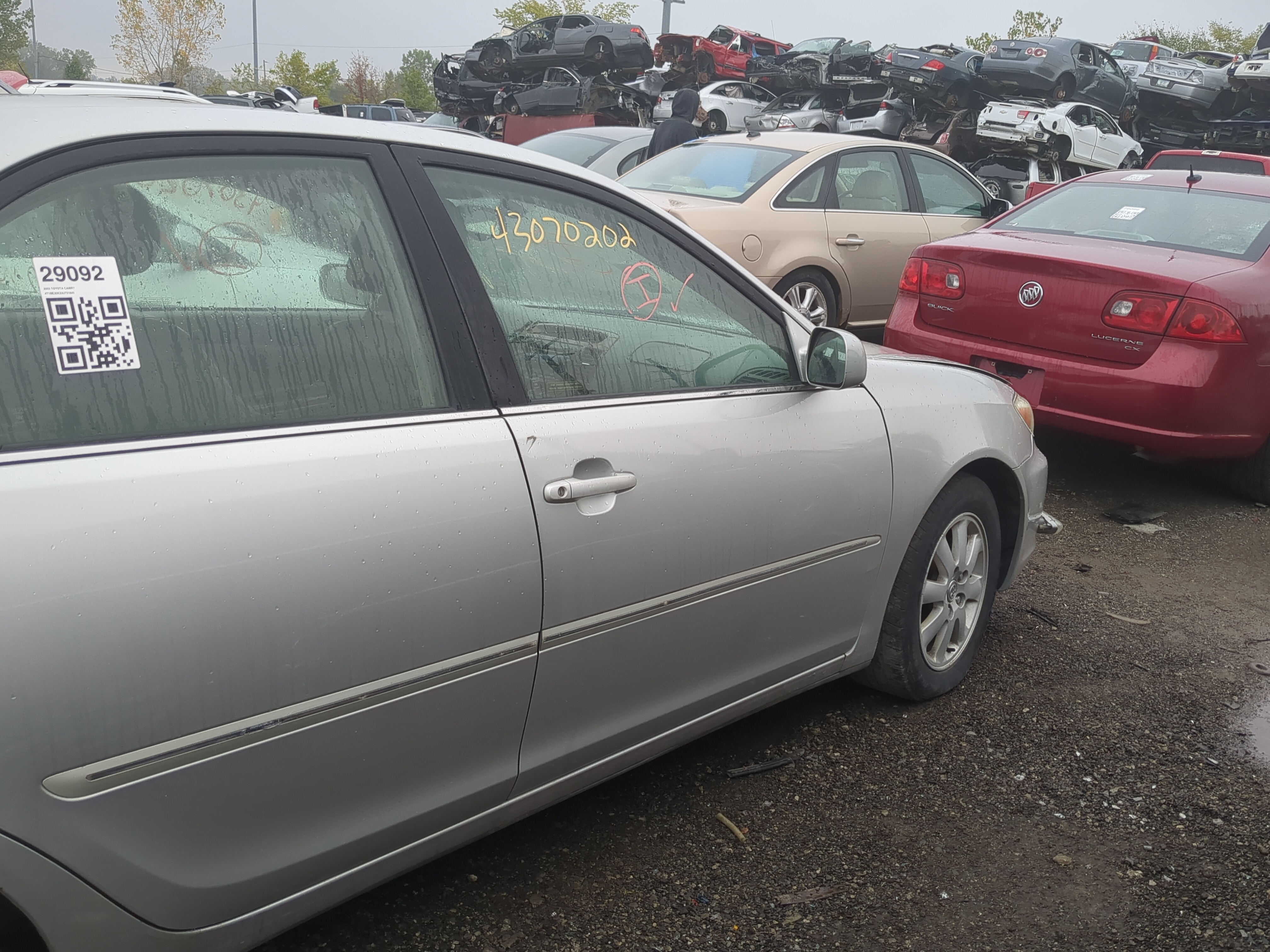 2002-2006 Toyota Camry Passenger Front Door Oem 1171465 - Oemusedautoparts1.com