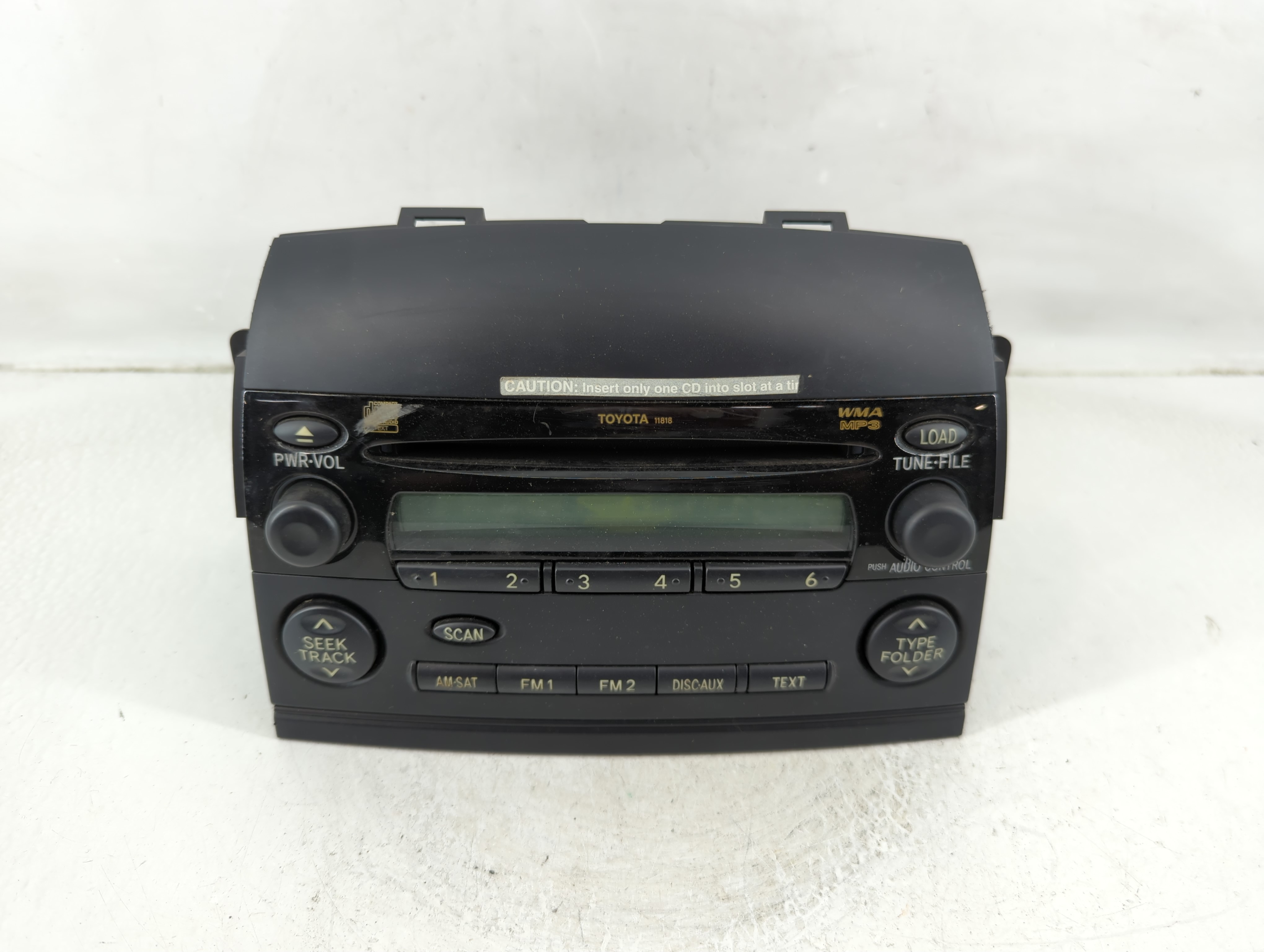 2006-2007 Toyota Sienna Am Fm Cd Player Radio Receiver 1172248 - Oemusedautoparts1.com
