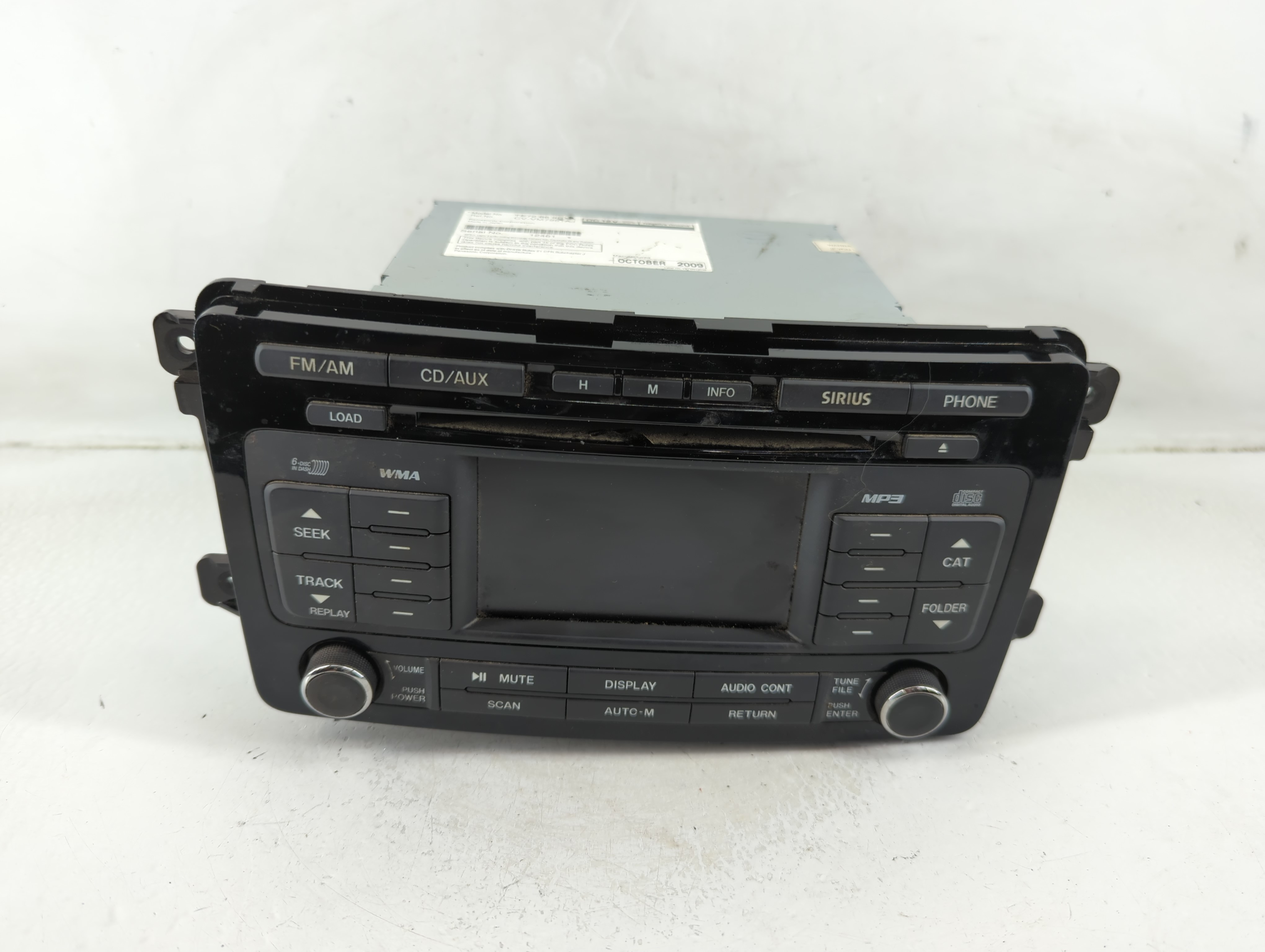 2010-2010 Mazda Cx-9 Am Fm Cd Player Radio Receiver 1172545 - Oemusedautoparts1.com