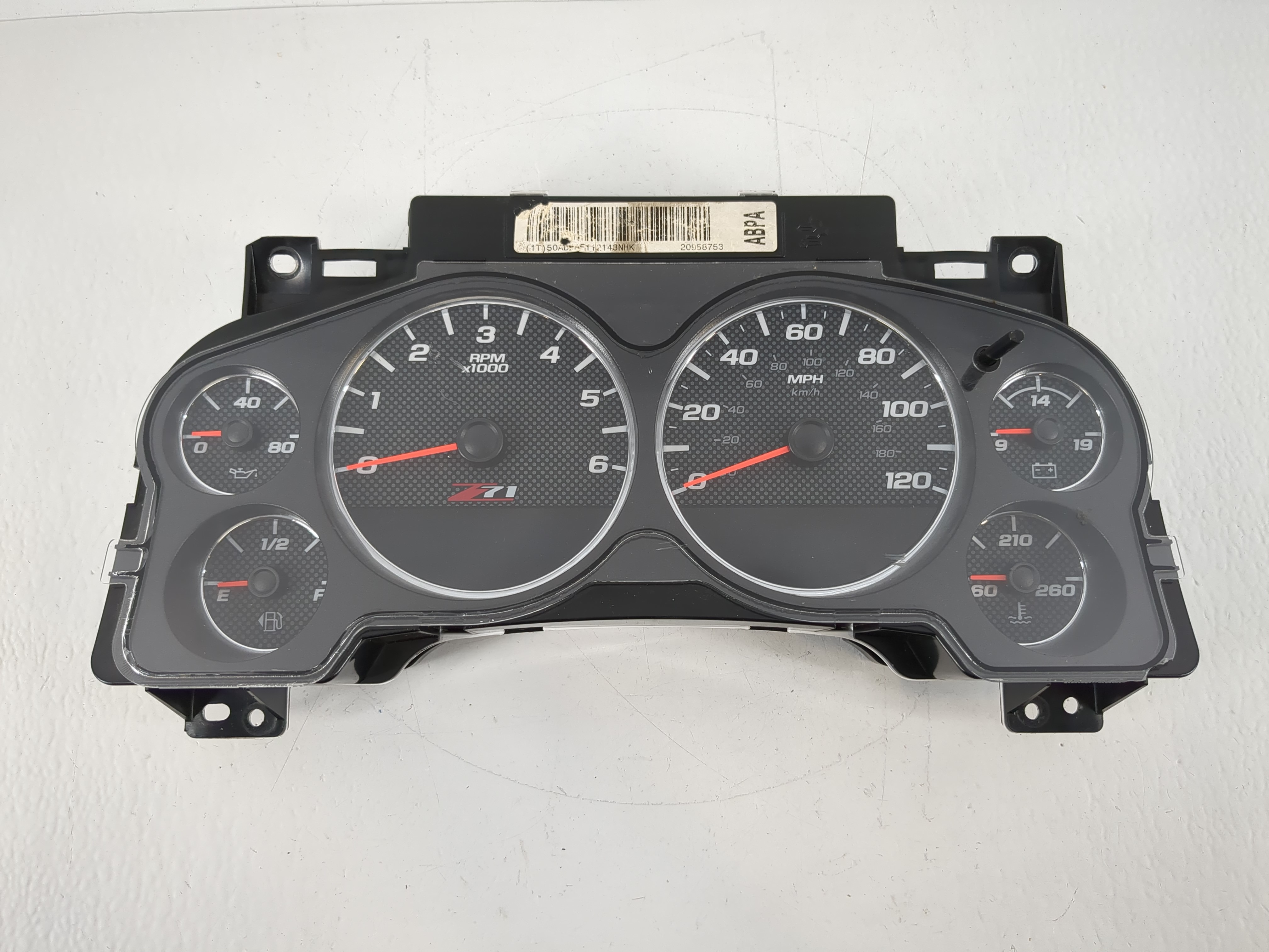 Picture of 2008-2013 Chevrolet Silverado 1500 Speedometer Instrument Cluster Gauges 1172918