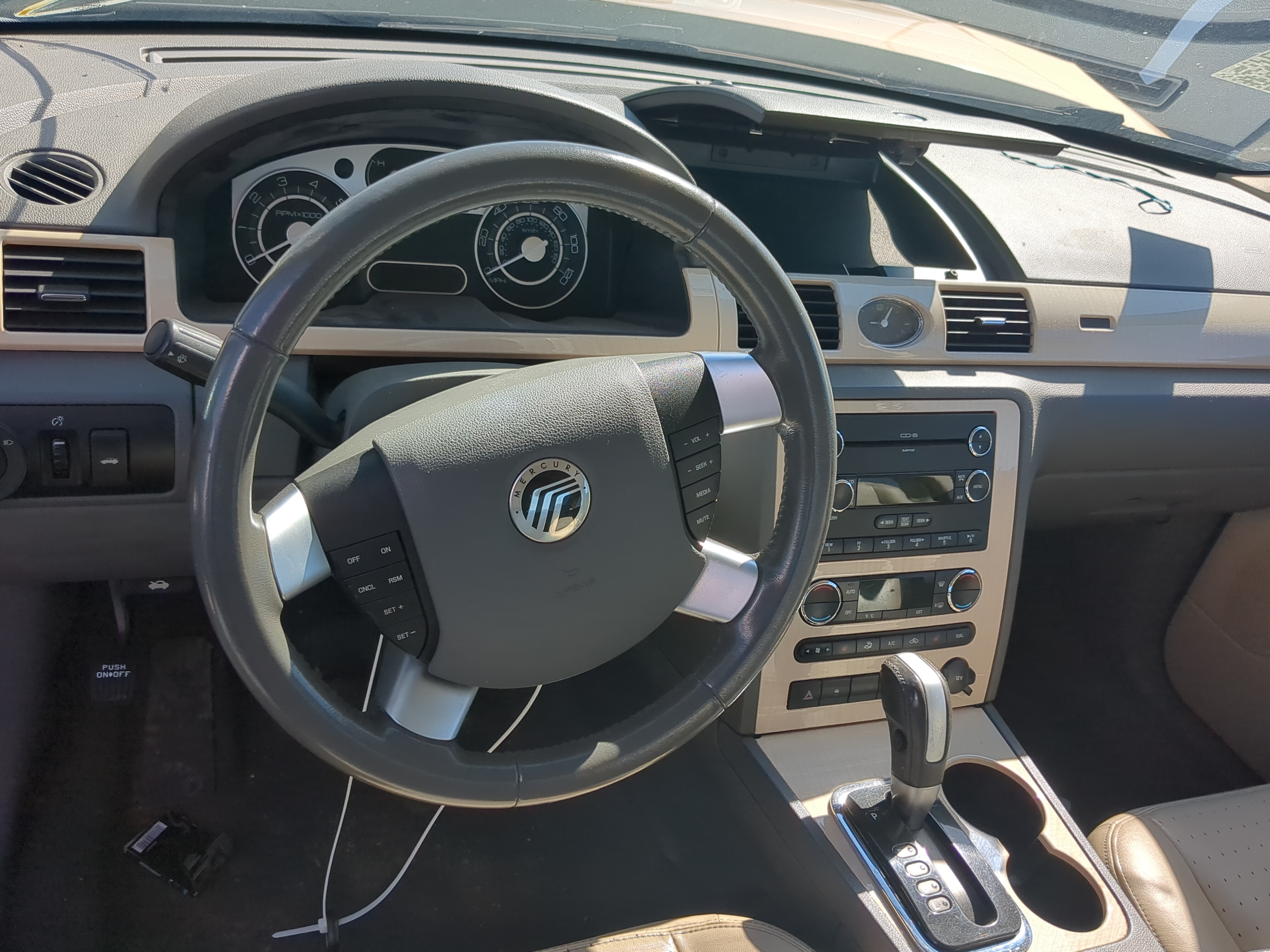 2008-2009 Mercury Sable Air Bag Driver Left Steering Wheel Mounted 1173037 - Oemusedautoparts1.com