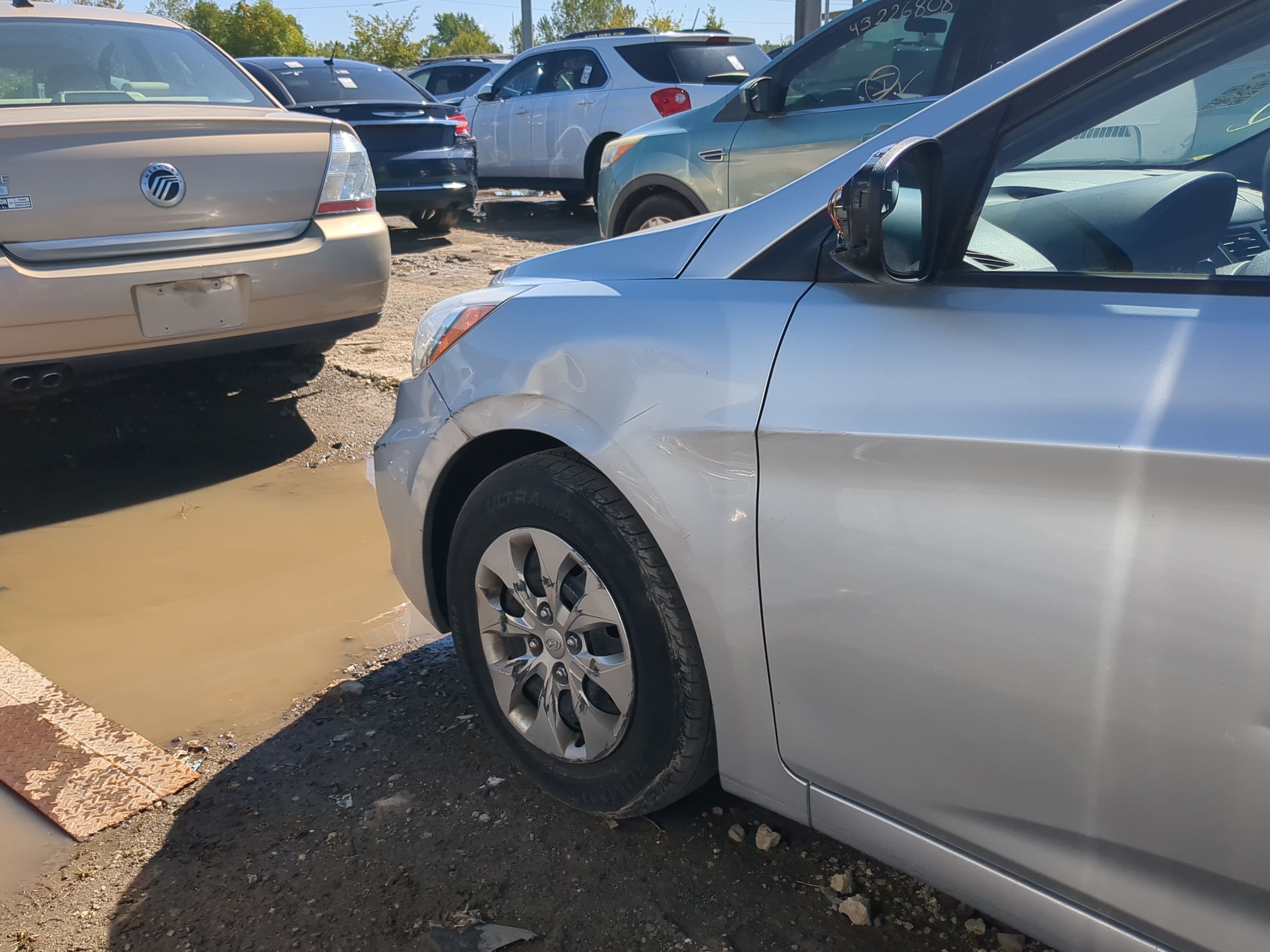 2012-2017 Hyundai Accent Driver Fender 1173407 - Oemusedautoparts1.com