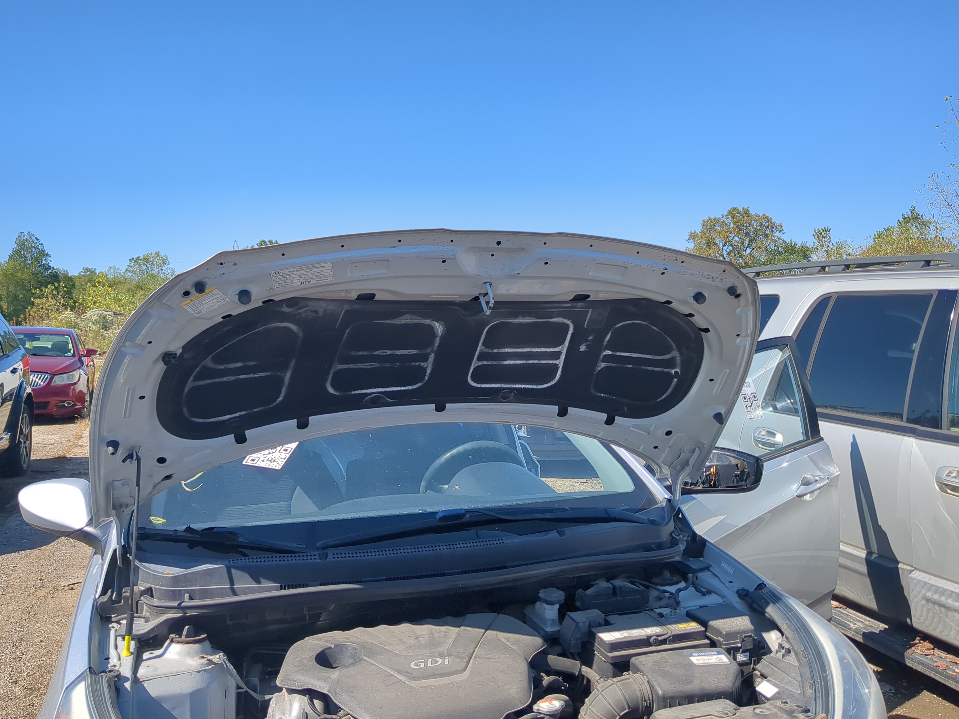 2012-2017 Hyundai Accent Hood Oem 1173414 - Oemusedautoparts1.com