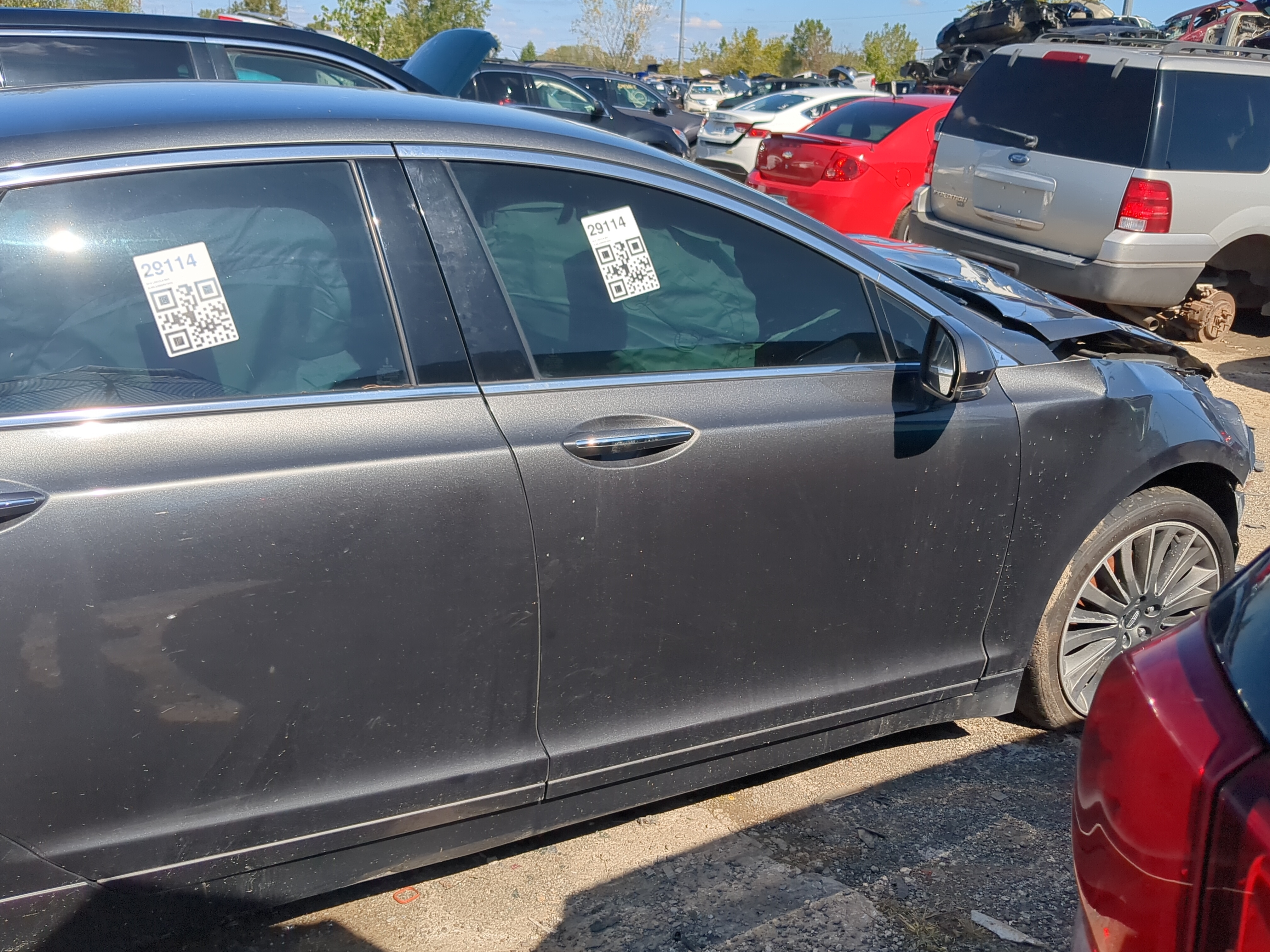 2013-2016 Lincoln Mkz Passenger Front Door Oem 1173847 - Oemusedautoparts1.com