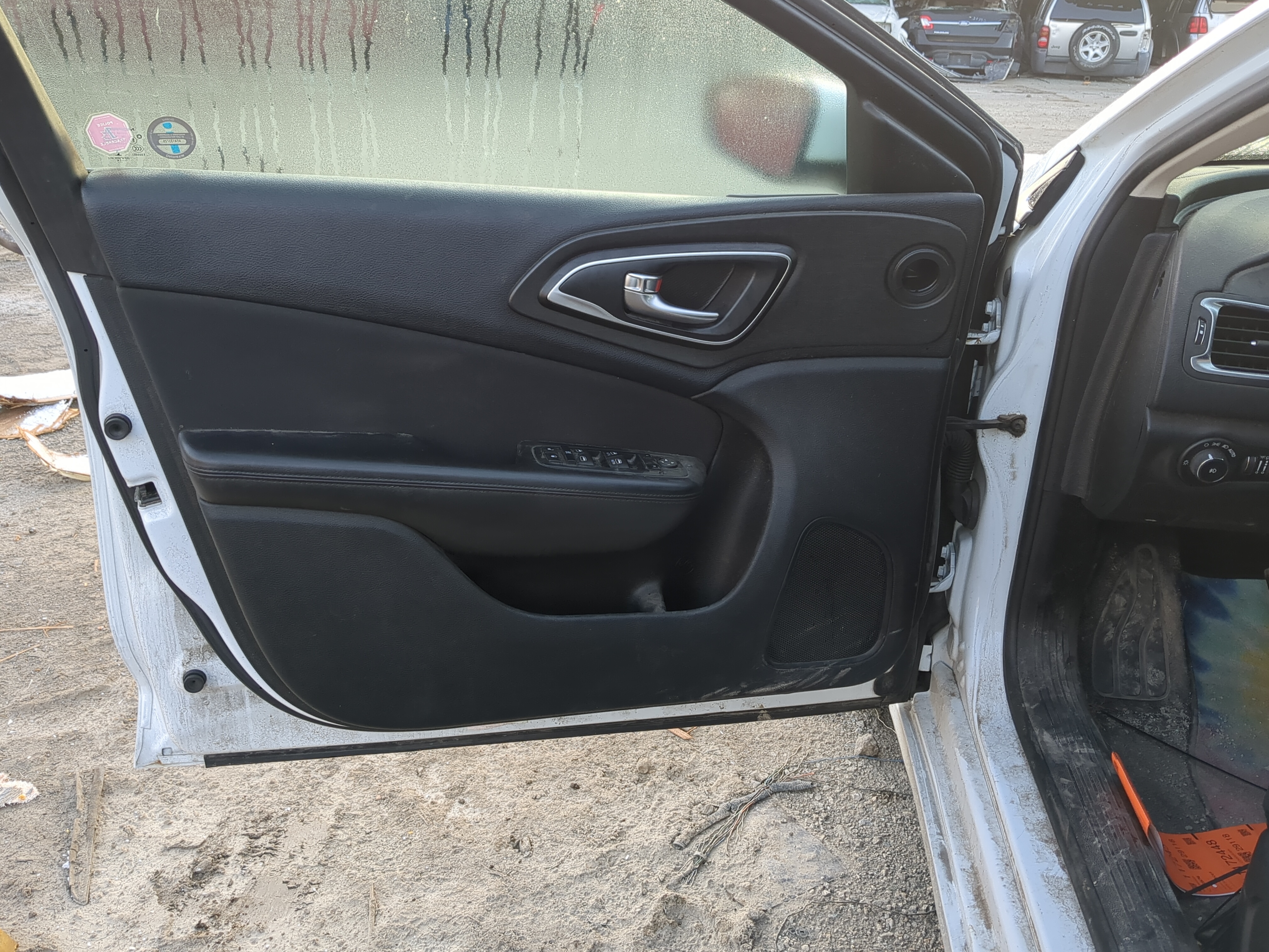 2015 Chrysler 200 Front Left Driver Interior Door Panel Trim 1174055 - Oemusedautoparts1.com