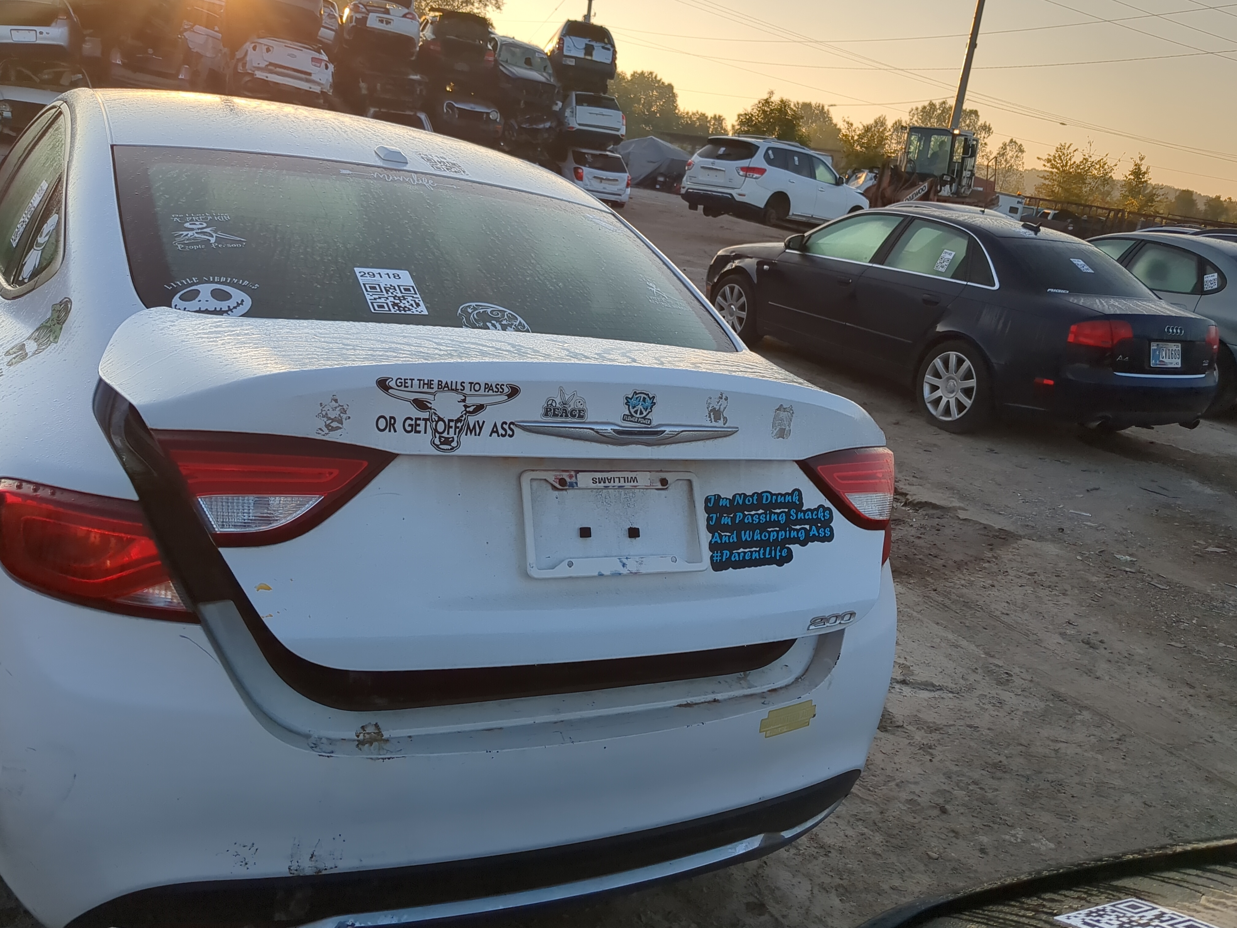 2015-2017 Chrysler 200 Trunk/decklid/hatch/tailgate Oem 1174172 - Oemusedautoparts1.com