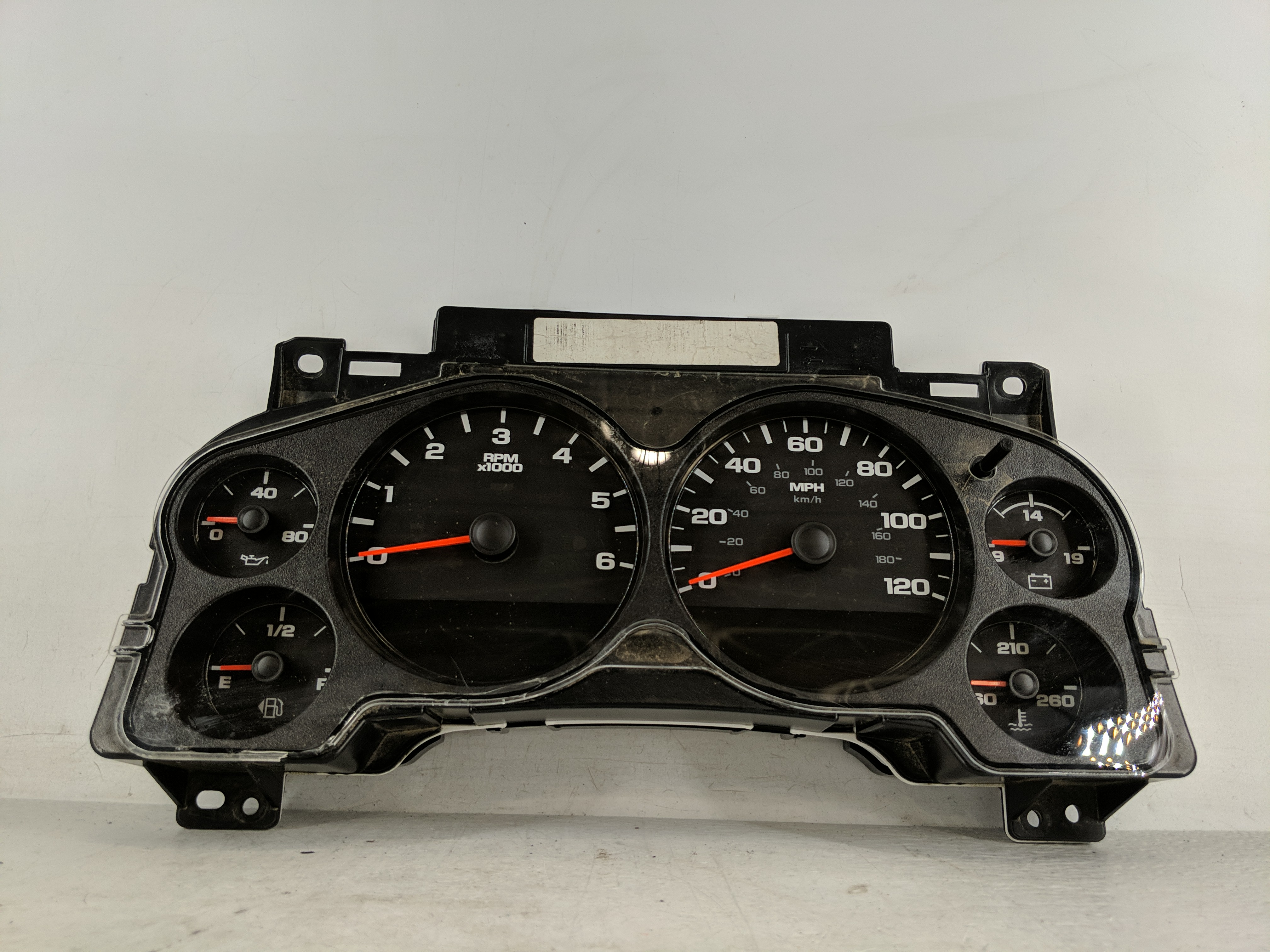 2008-2013 Chevrolet Silverado 1500 Speedometer Instrument Cluster Gauges 1174350 - Oemusedautoparts1.com
