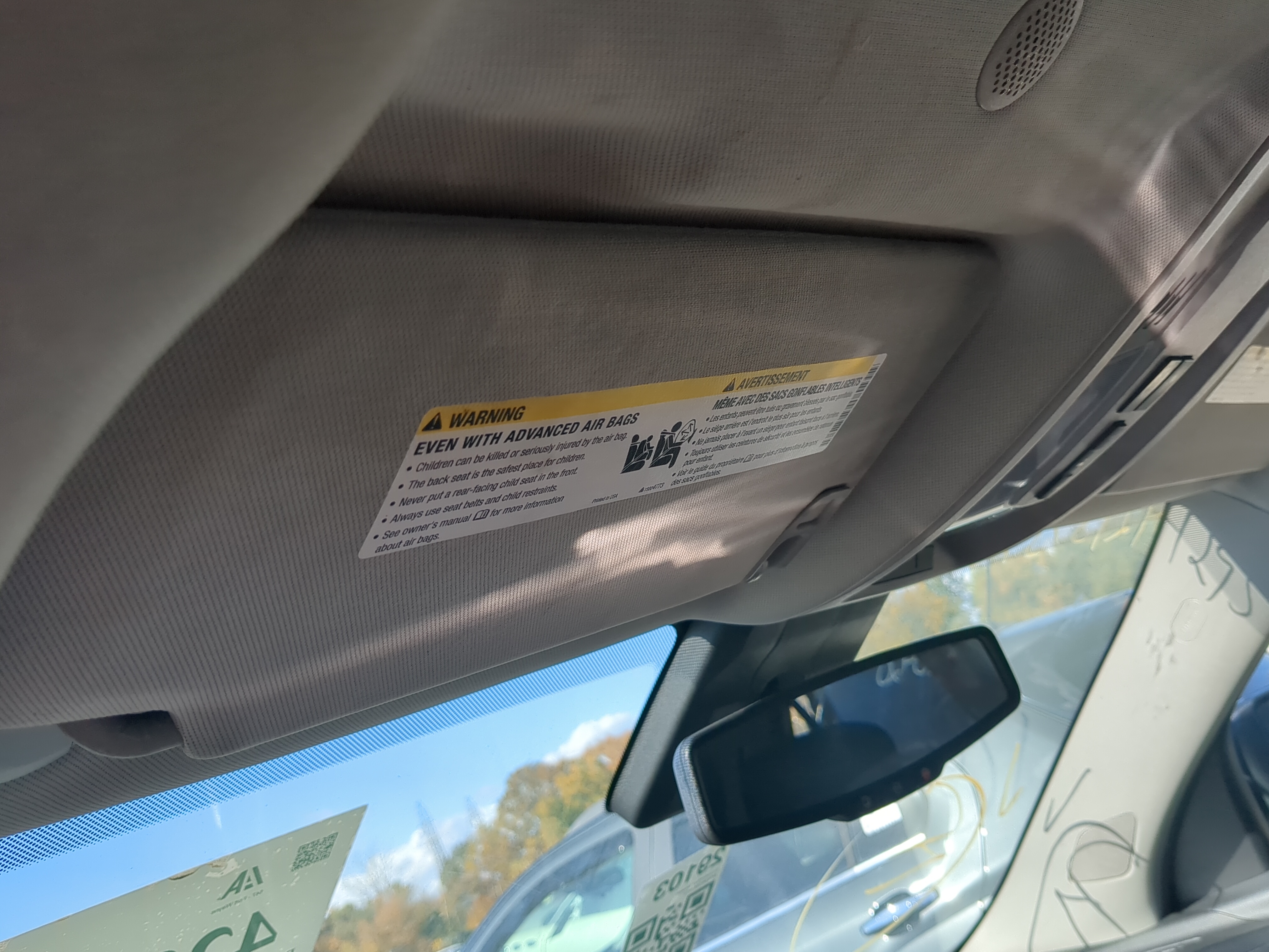 2010-2017 Chevrolet Equinox Driver Sun Visor Mirror Left Sunvisor 1174451 - Oemusedautoparts1.com