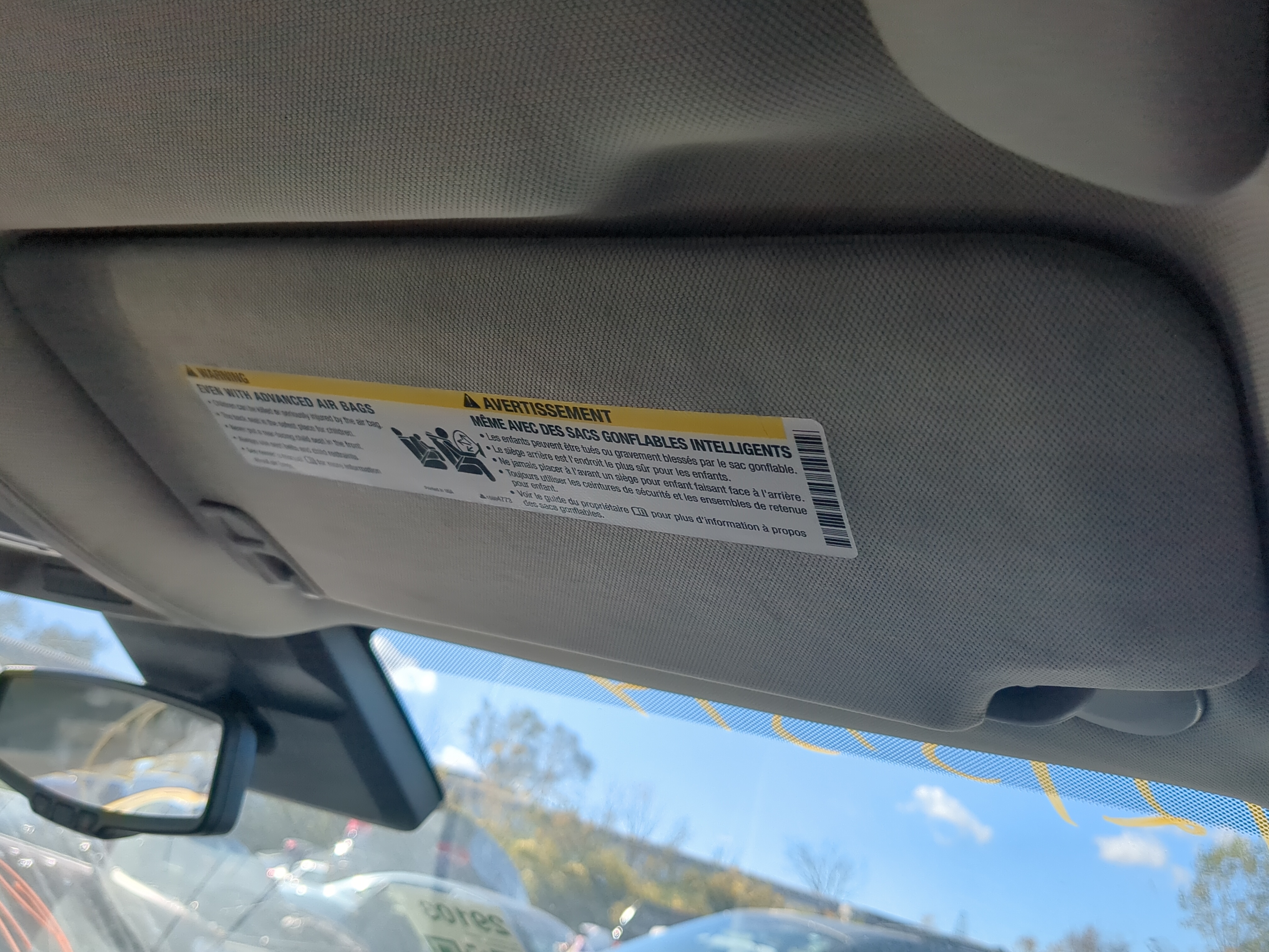 2010-2017 Chevrolet Equinox Passenger Sun Visor Mirror Right Sunvisor 1174463 - Oemusedautoparts1.com