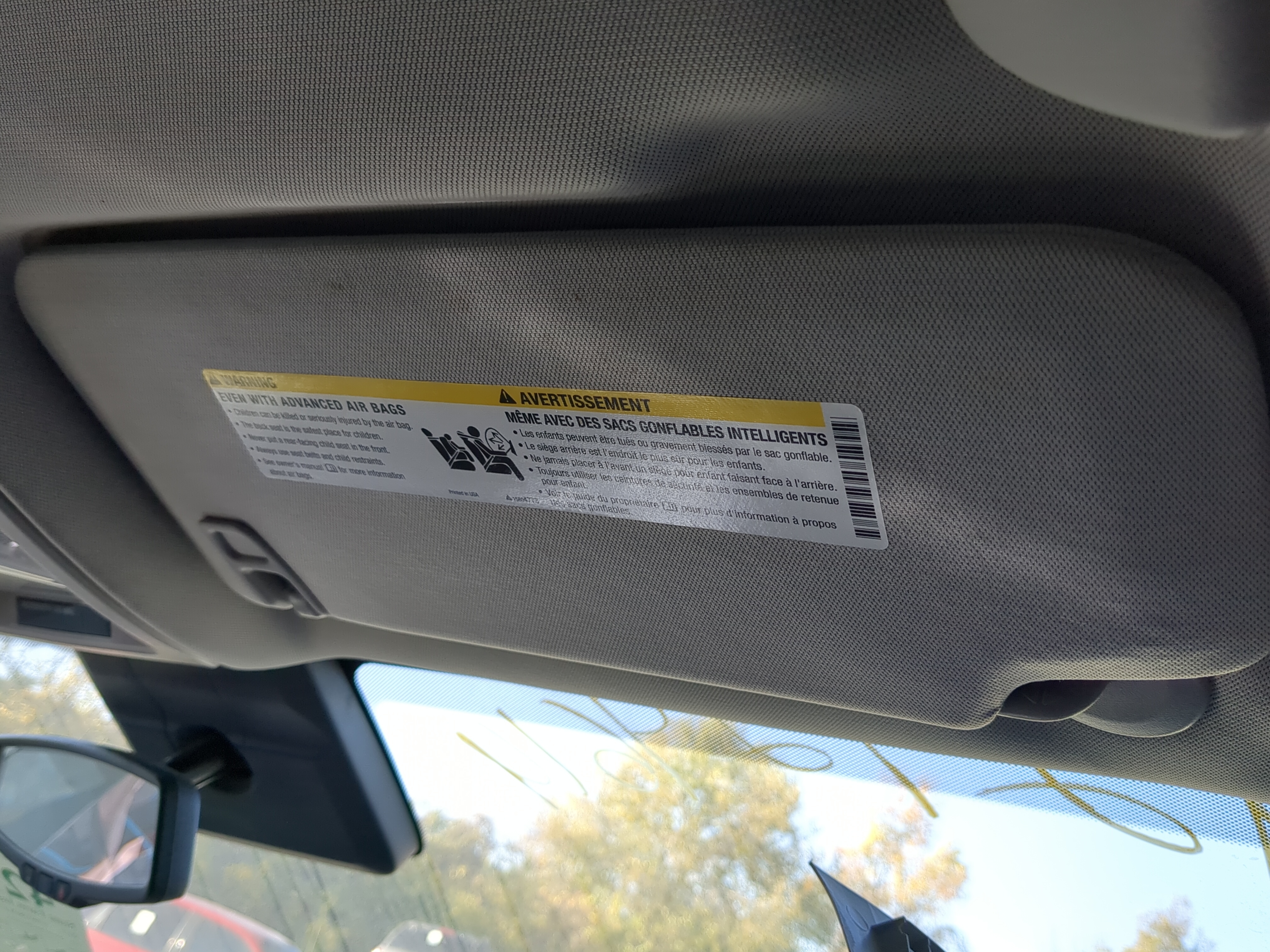 2010-2017 Chevrolet Equinox Passenger Sun Visor Mirror Right Sunvisor 1174801 - Oemusedautoparts1.com