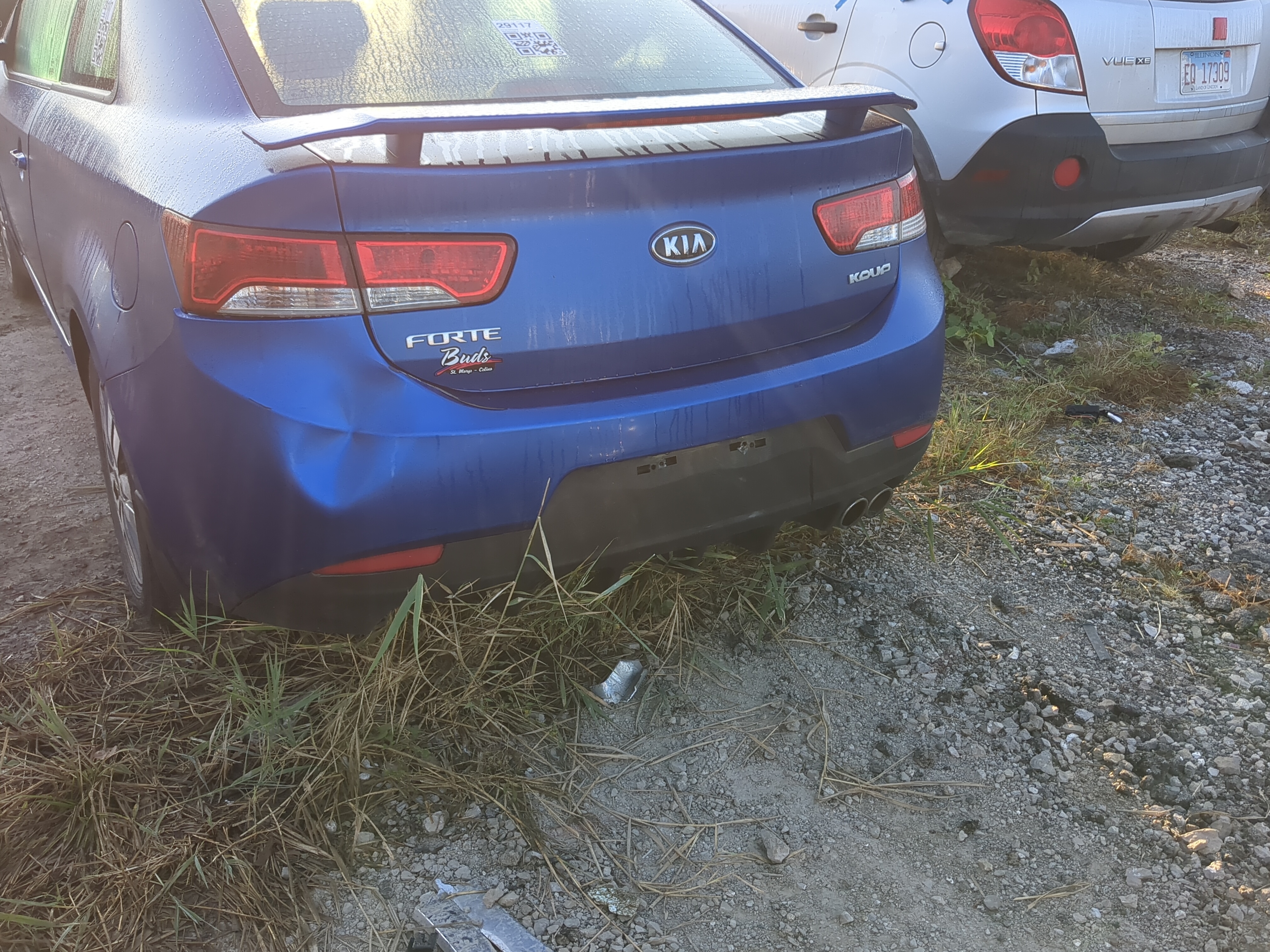 2010-2013 Kia Forte Koup Rear Bumper Assembly Oem 1175207 - Oemusedautoparts1.com