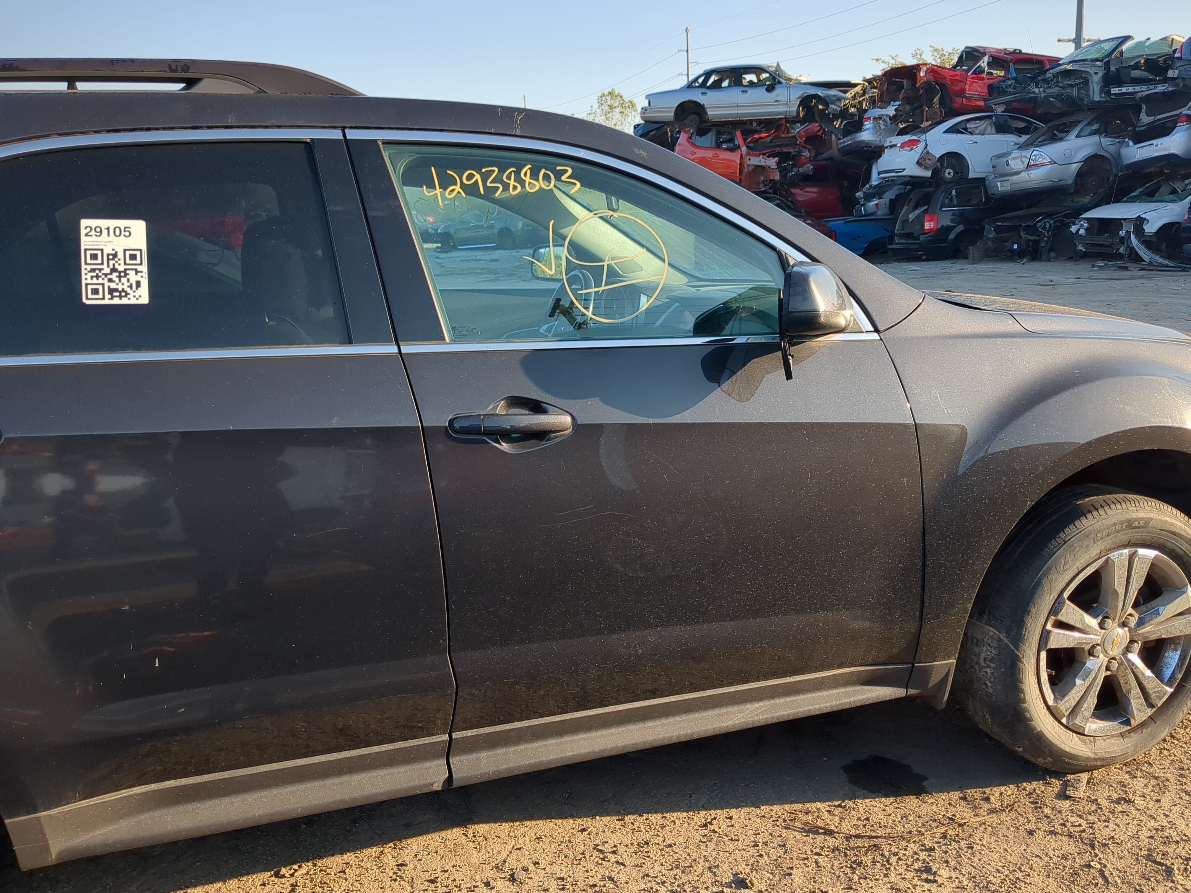 2012-2017 Chevrolet Equinox Passenger Front Door Oem 1175329 - Oemusedautoparts1.com