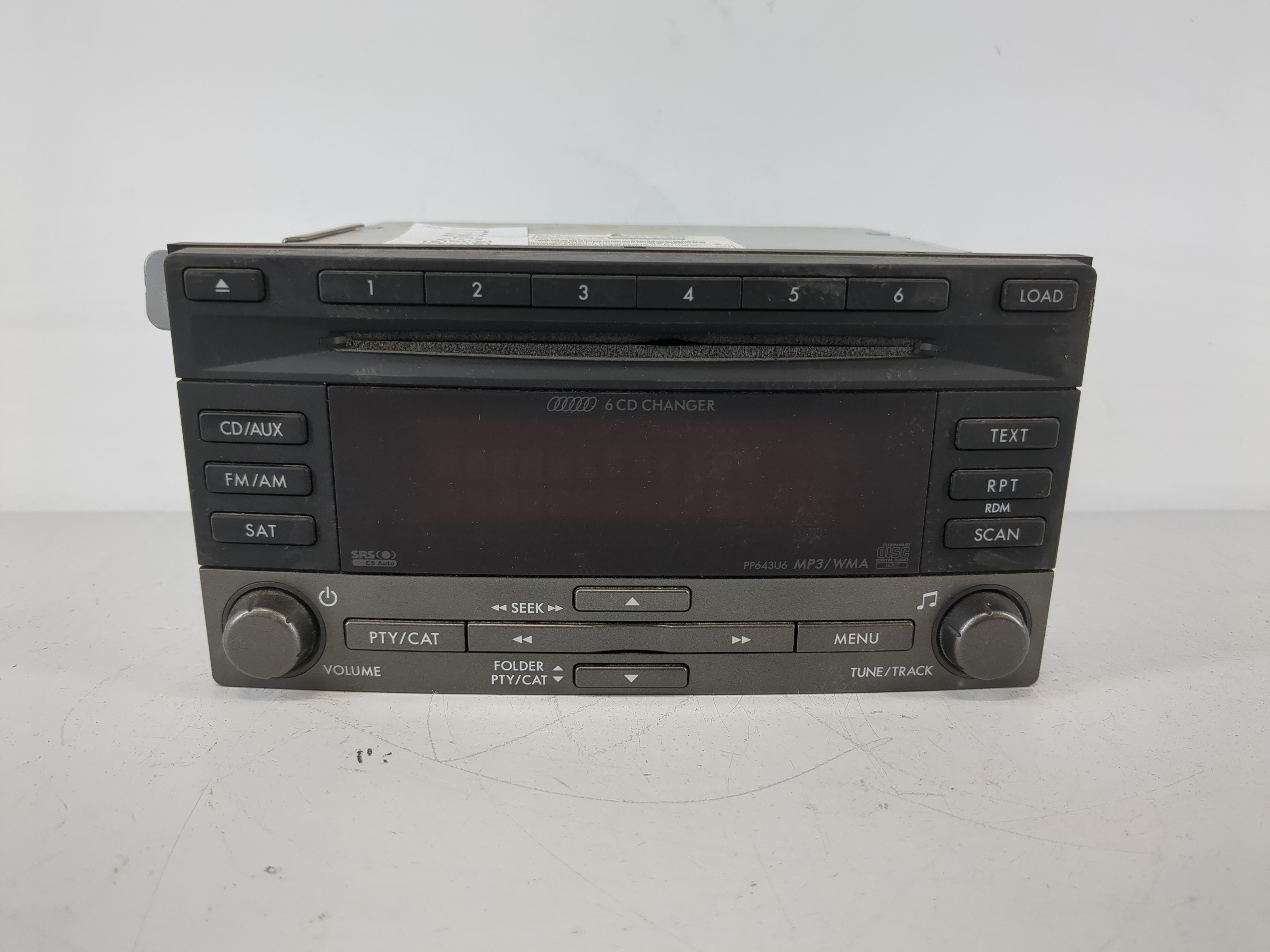 2010 Subaru Forester Am Fm Cd Player Radio Receiver 1175843 - Oemusedautoparts1.com