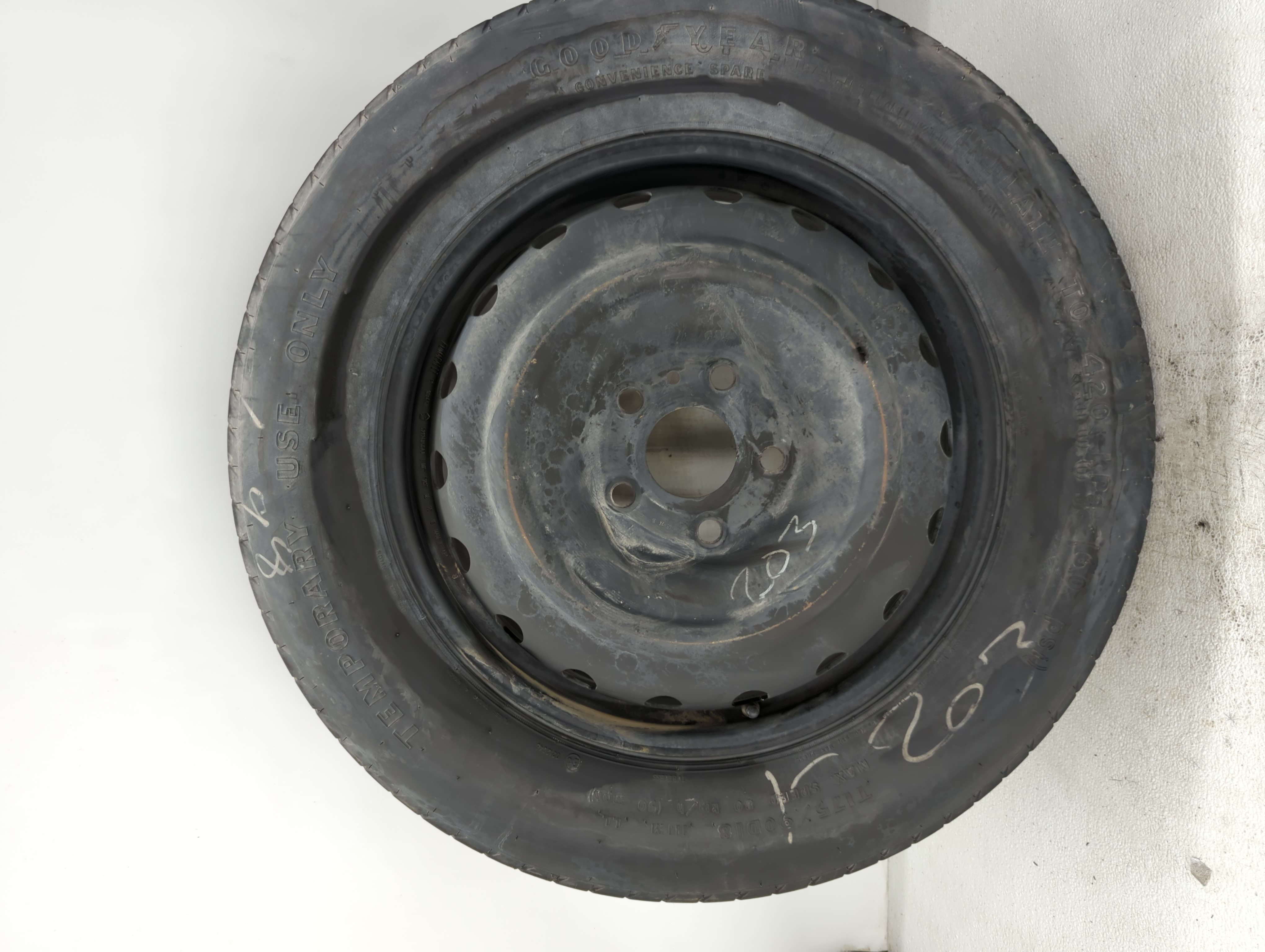 2011-2022 Dodge Durango Spare Donut Tire Wheel Rim Oem 1175926 - Oemusedautoparts1.com