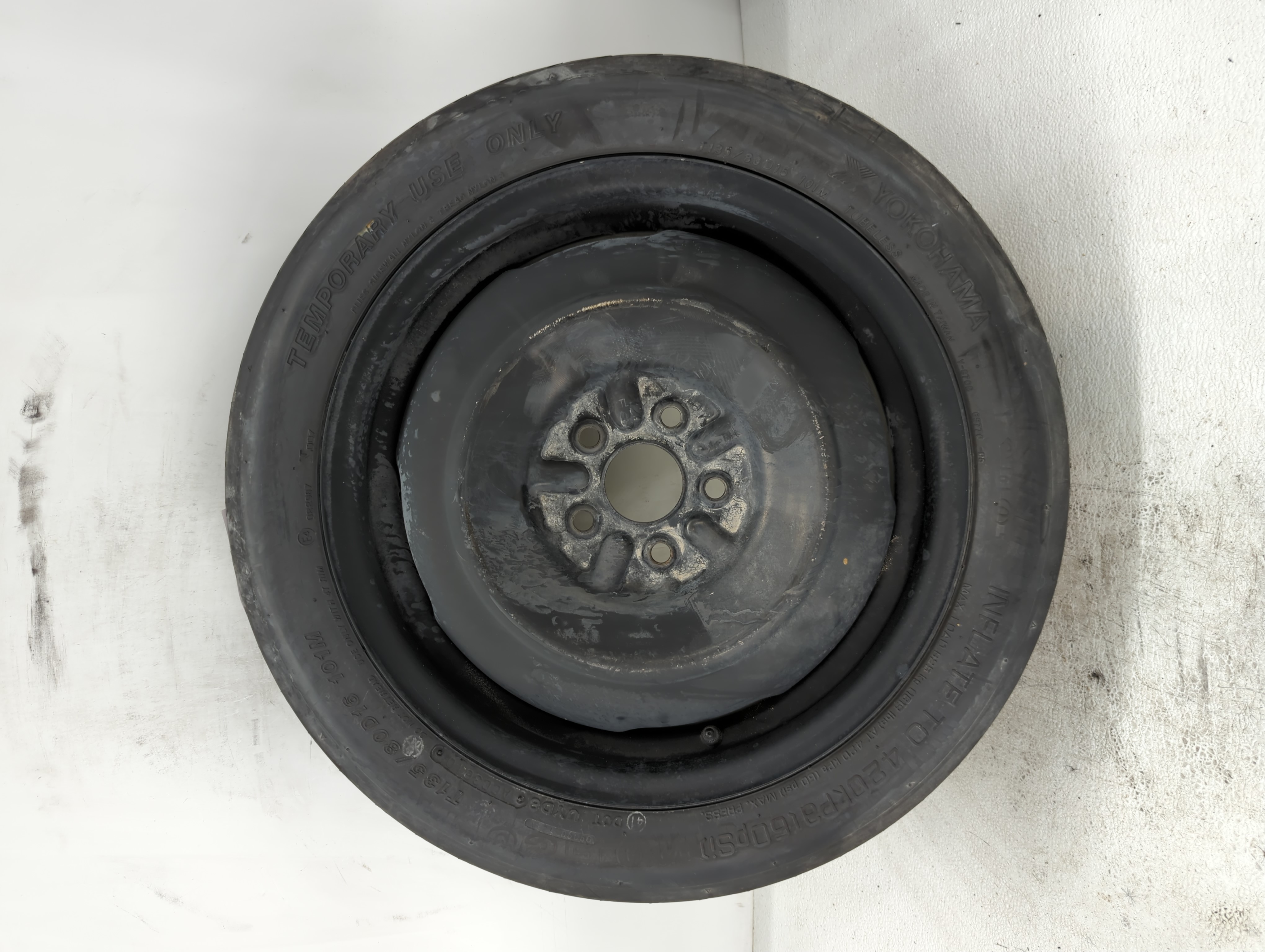 2004-2015 Toyota Prius Spare Donut Tire Wheel Rim Oem 1175928 - Oemusedautoparts1.com