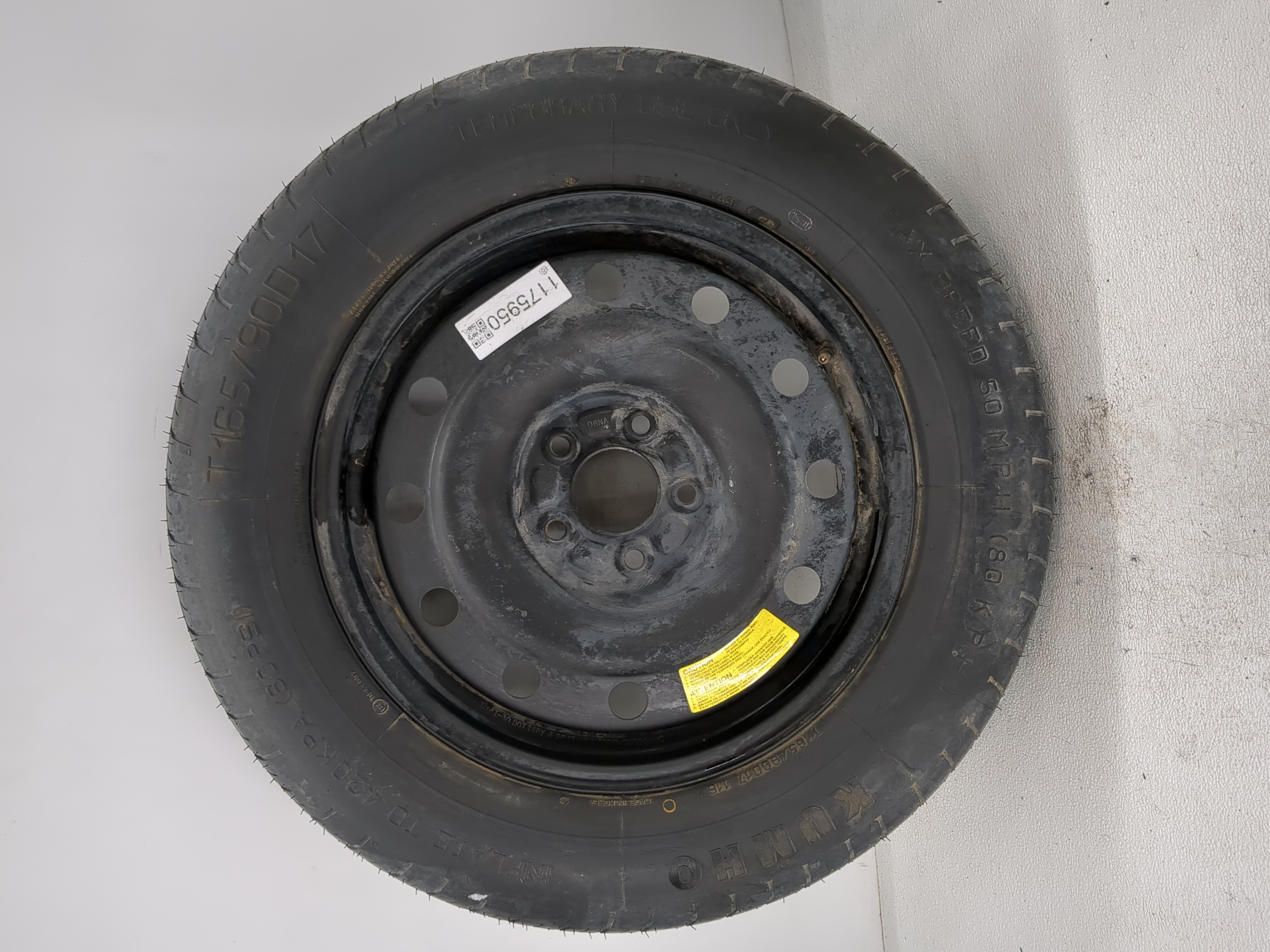 2007-2020 Hyundai Santa Fe Spare Donut Tire Wheel Rim Oem 1175950 - Oemusedautoparts1.com