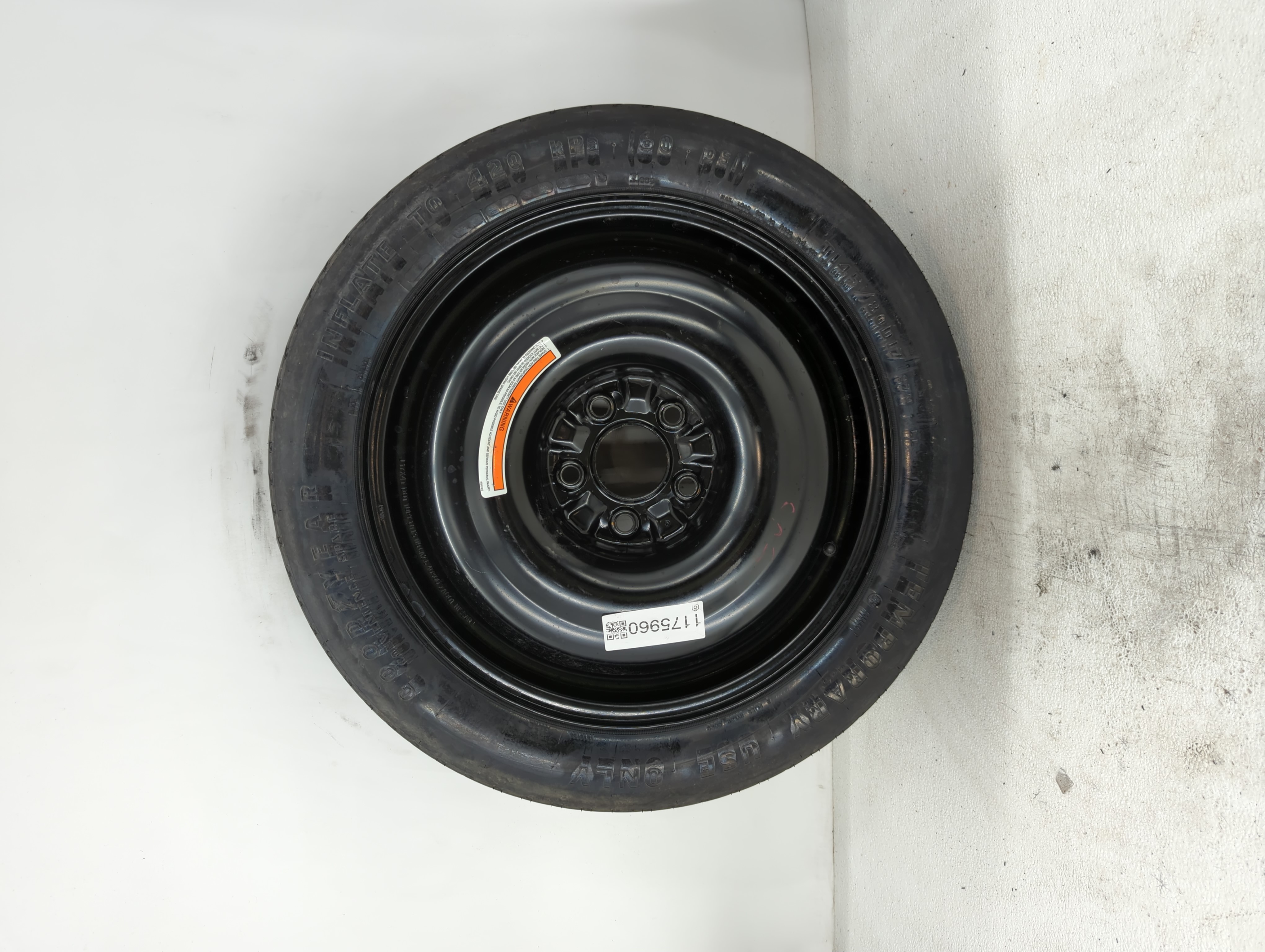 2009-2020 Dodge Journey Spare Donut Tire Wheel Rim Oem 1175960 - Oemusedautoparts1.com
