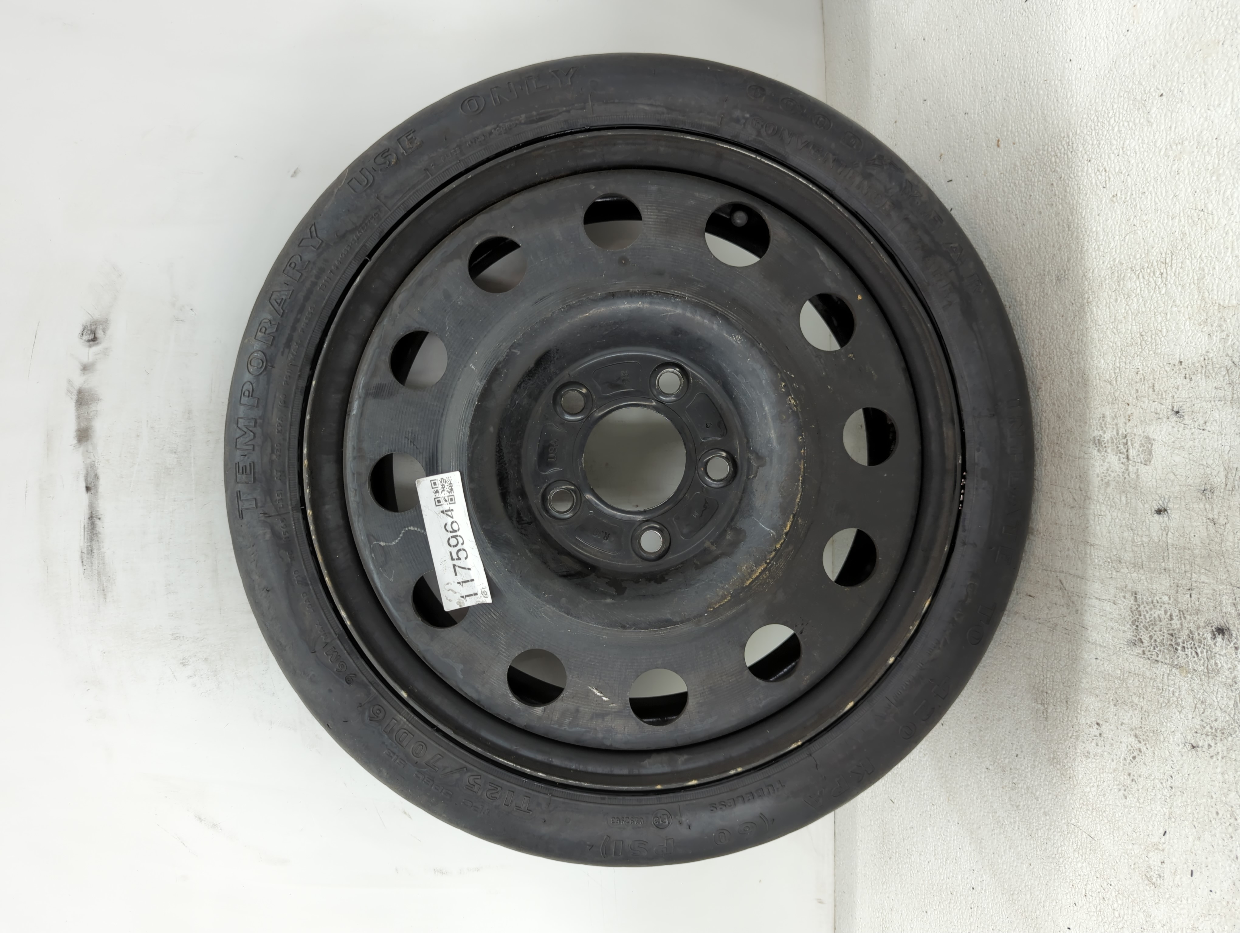 2000-2016 Chevrolet Impala Spare Donut Tire Wheel Rim Oem 1175964 - Oemusedautoparts1.com
