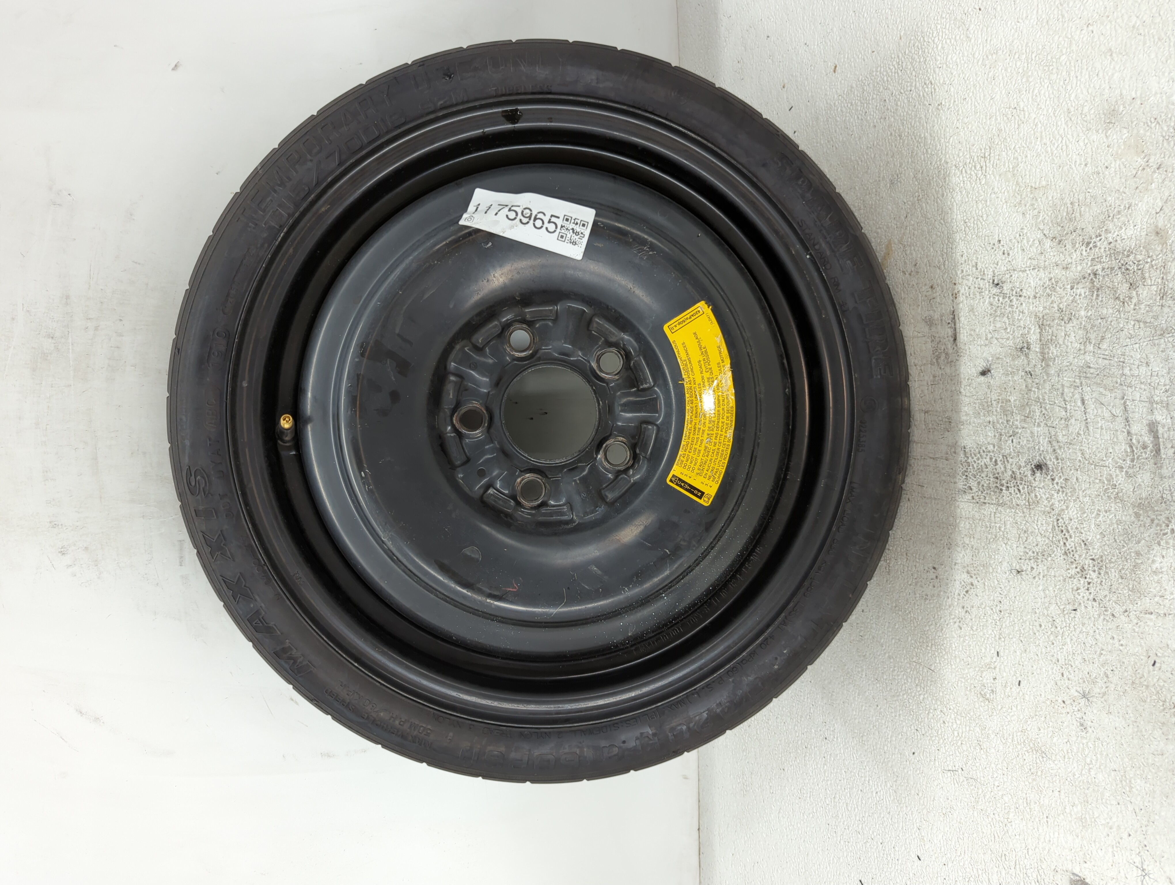 2006-2013 Mazda 6 Spare Donut Tire Wheel Rim Oem 1175965 - Oemusedautoparts1.com